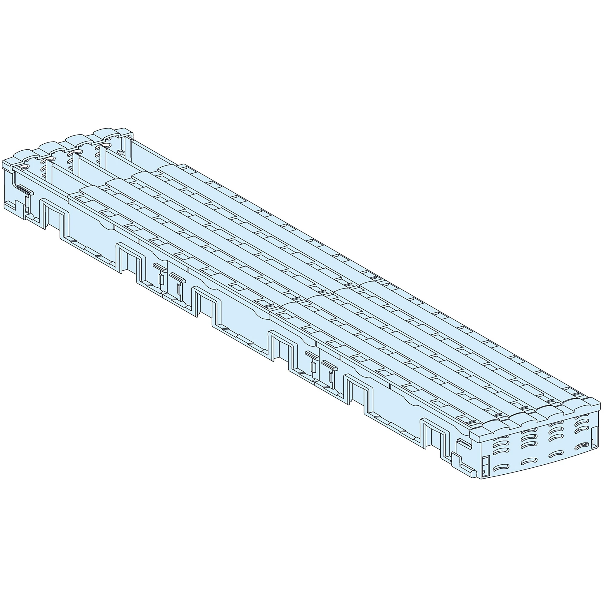Schneider Electric LVS04104 PrismaSet-P, Linergy BW, Busbar, 125A, 4-pole, Length=450mm (img_001) Schneider Electric LVS04104 PrismaSet-P, Linergy BW, Busbar, 125A, 4-pole, Length=450mm (img_001)