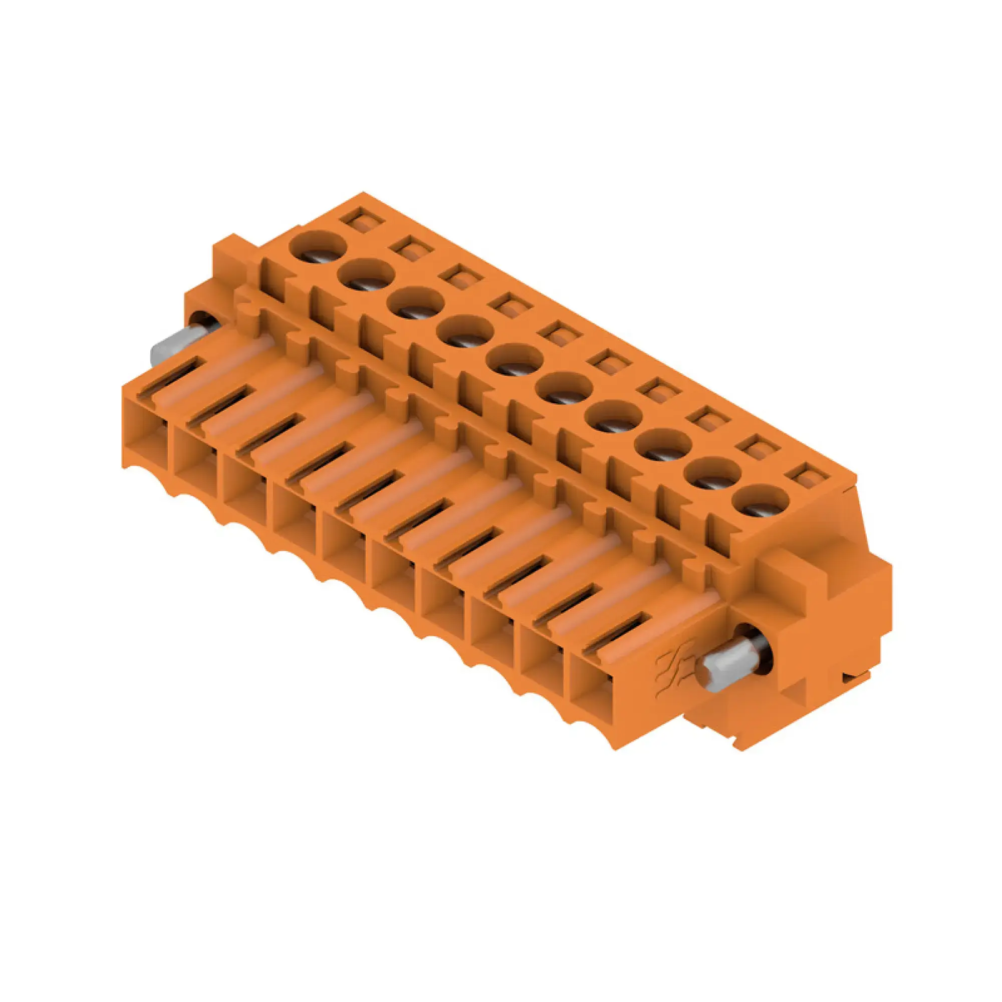 Weidmüller 1606720000 PCB connector (wire connection), 160 V, 17 A, Pitch in mm: 3.50, 1.5 mm², Number of poles: 10, Clamping yoke connection, Box (img_001)