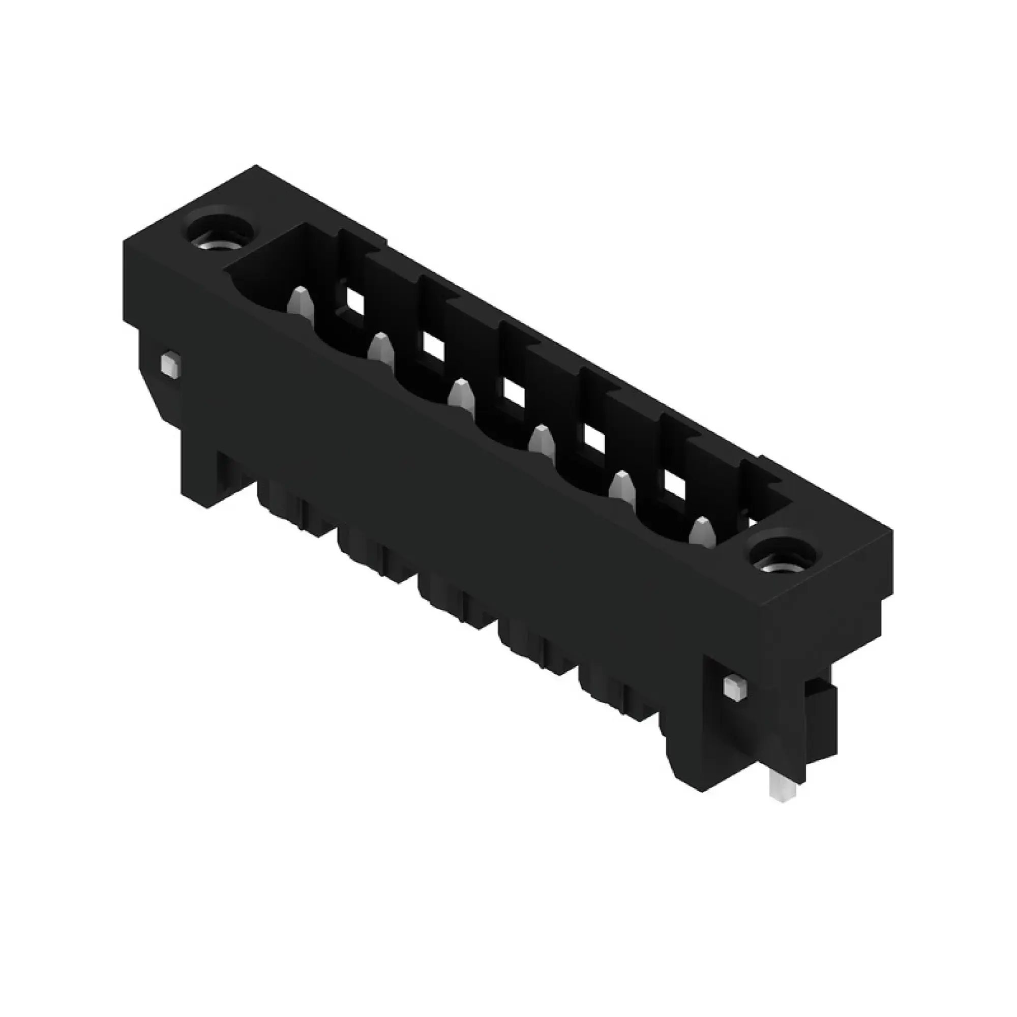 Weidmüller 1776402001 PCB connector (board connection), 320 V, 27.5 A, Pitch in mm: 5.08, Number of poles: 6, THT/THR solder connection, Box (img_001) Weidmüller 1776402001 PCB connector (board connection), 320 V, 27.5 A, Pitch in mm: 5.08, Number of poles: 6, THT/THR solder connection, Box (img_001)