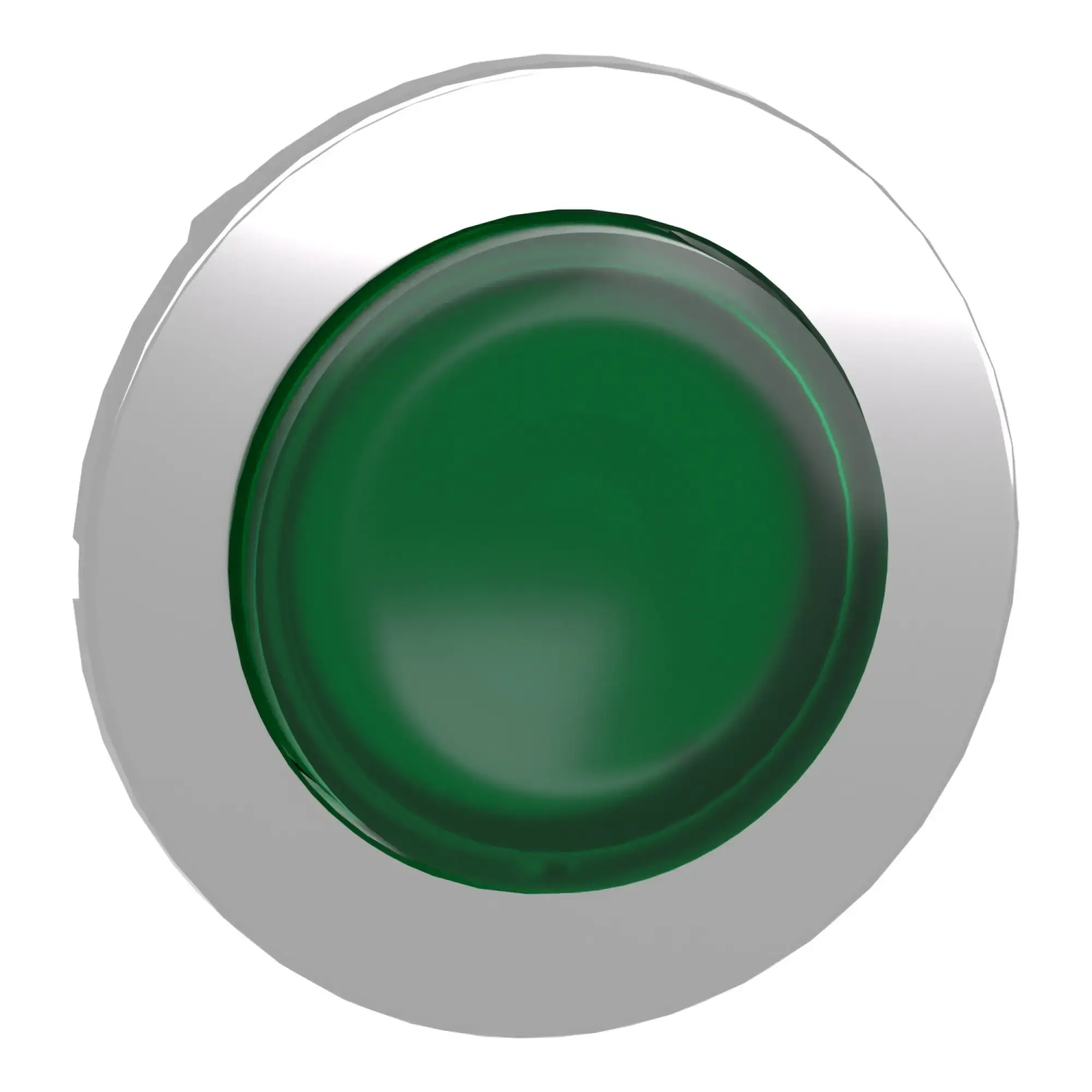 Schneider Electric ZB4FH33 Illuminated Pushbutton, Front Element, Harmony XB4F, Metal, 30mm, Green, Protruding, for Universal LEDs, Latching (img_010)