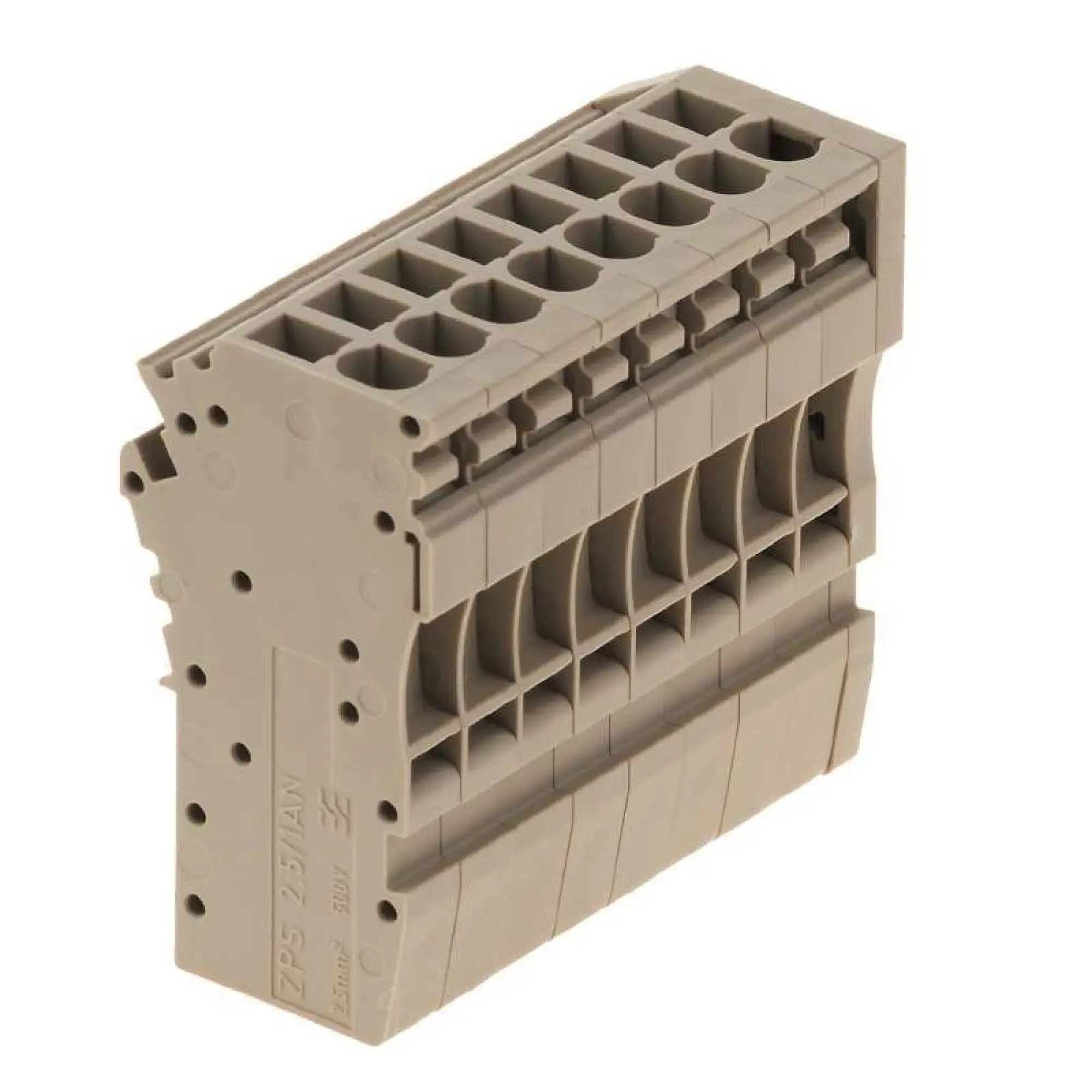 Weidmüller 1865960000 Plug (terminal), Plug-in connection, 2.5 mm², 24 A, 500 V, Number of connections: 8, Number of poles: 8, Width: 43.3 mm (img_001)