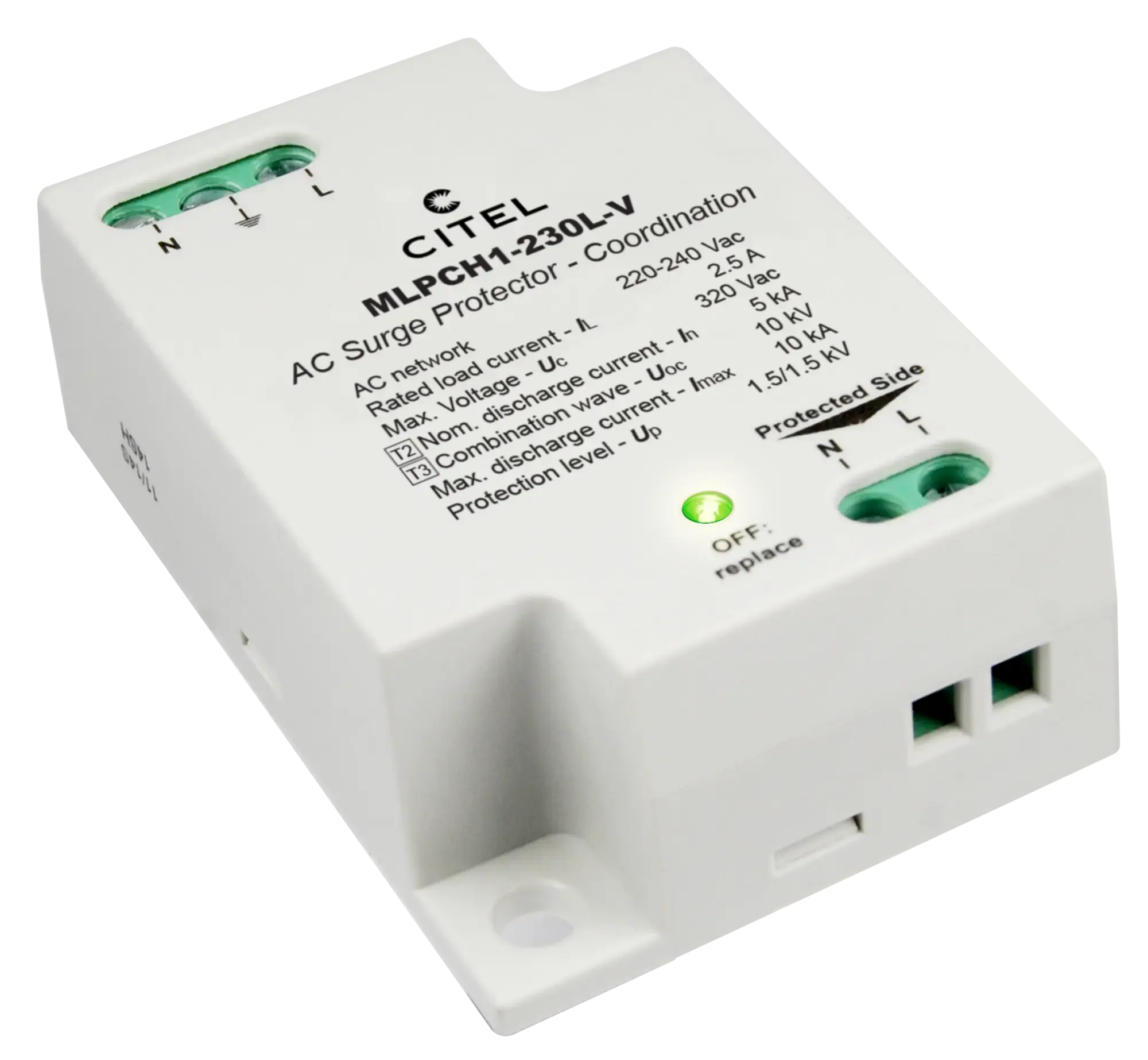 Citel 833221 Überspannungsschutz für einphasige 230 V LED-Systeme, SK1, verbesserte Koordination (img_001) Citel 833221 Überspannungsschutz für einphasige 230 V LED-Systeme, SK1, verbesserte Koordination (img_001)