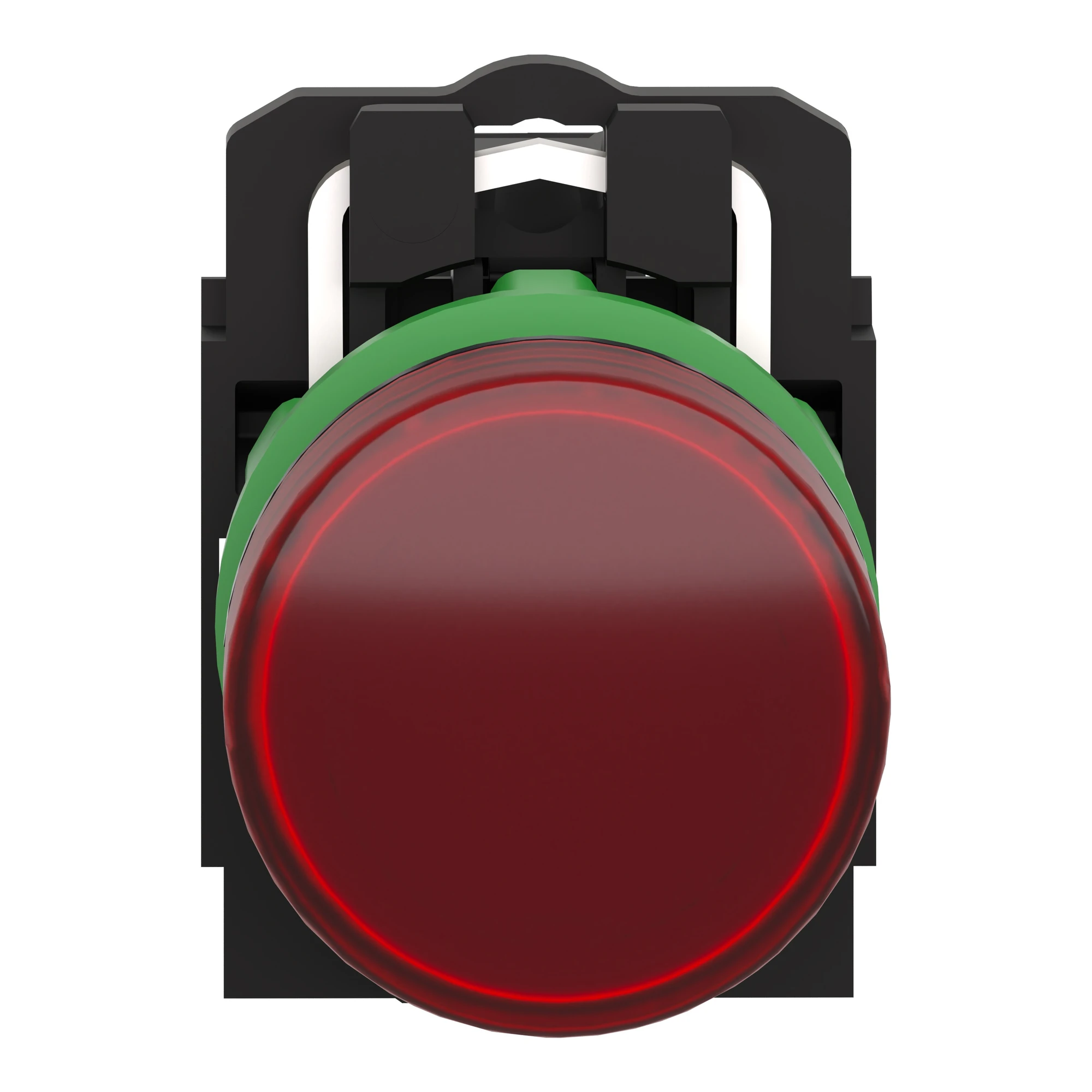 Schneider Electric XB5AV64 Indicator light, Harmony XB5, plastic, red, 22mm, BA9s incandescent lamp, smooth dome, 250V AC (img_004)