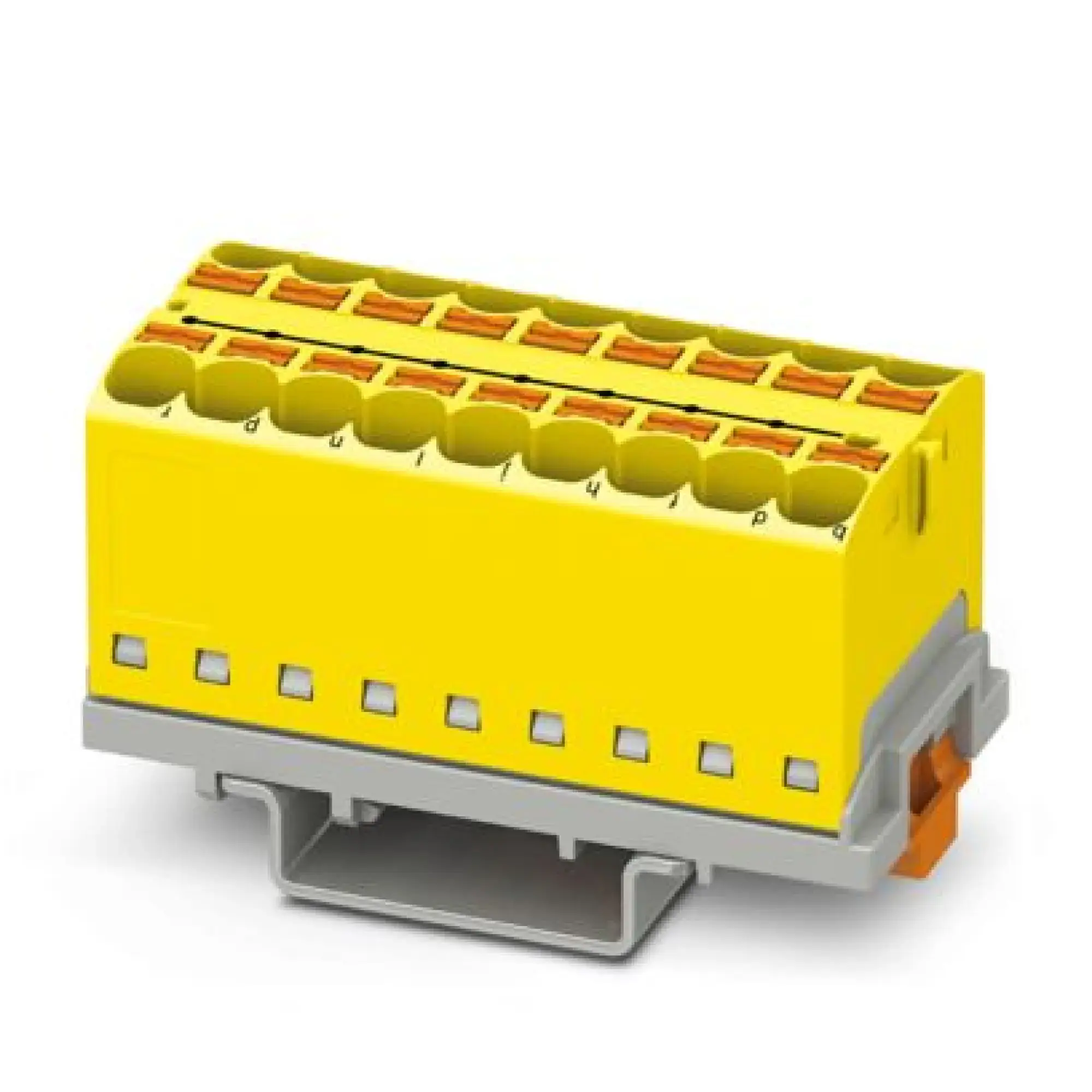 Phoenix Contact 3273576 Distribution block PTFIX 18X4-NS35 YE (img_001)