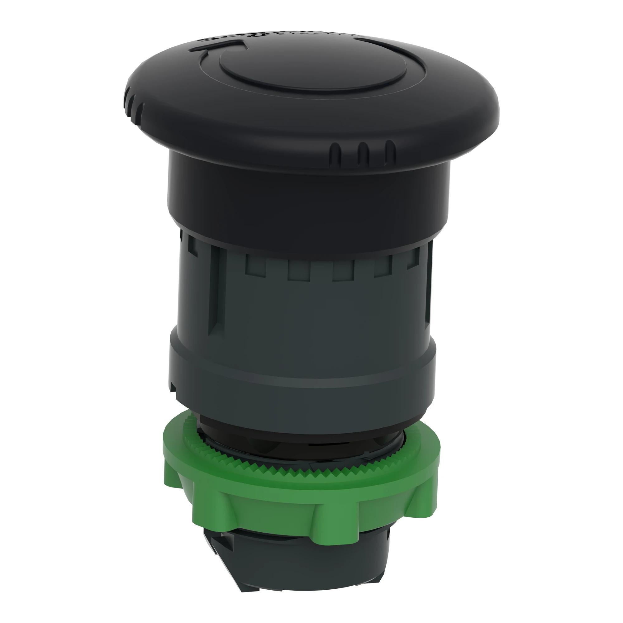 Schneider Electric ZB5AS52 Mushroom Pushbutton, Front Element, Harmony XB5, Plastic, 22mm, Black, Mushroom 40mm, Turn-to-Release (img_006)