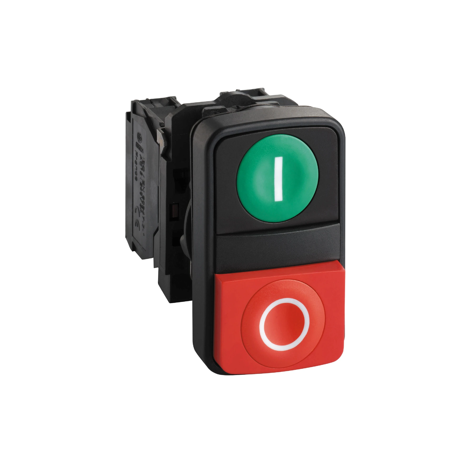 Schneider Electric XB5AL73415 Double Push Button, Harmony XB5, Plastic, Green I, Red O, 22mm, Momentary, 1NO + 1NC (img_001) Schneider Electric XB5AL73415 Double Push Button, Harmony XB5, Plastic, Green I, Red O, 22mm, Momentary, 1NO + 1NC (img_001)