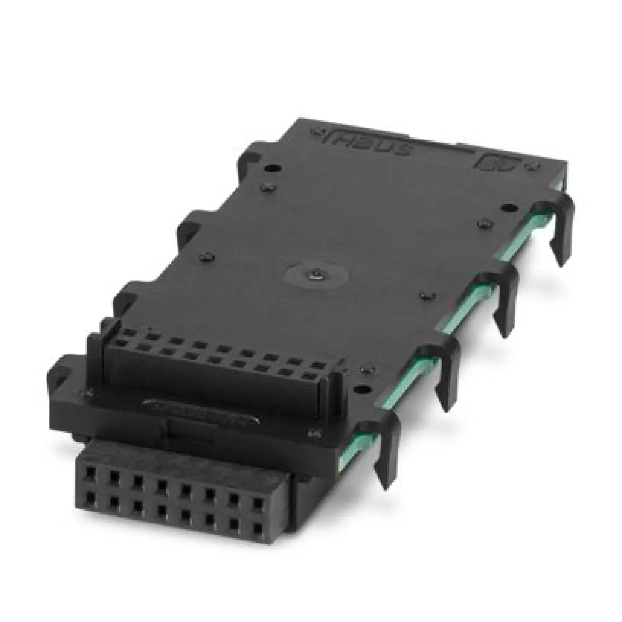 Phoenix Contact 2896296 DIN rail bus connector HBUS 71,6-16P-1S BK (img_001)