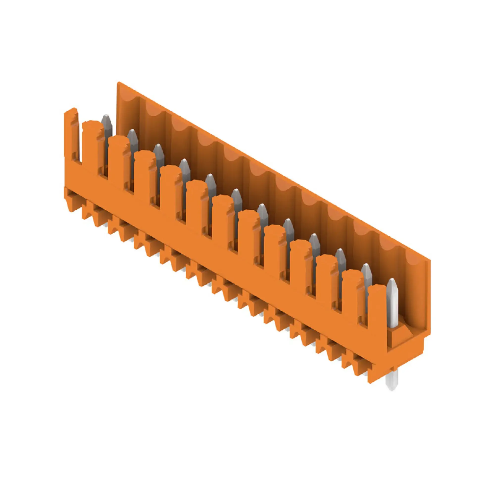 Weidmüller 1604870000 PCB connector (board connection), 160 V, 17 A, Pitch in mm: 3.50, Number of poles: 12, THT solder connection, Box (img_001)