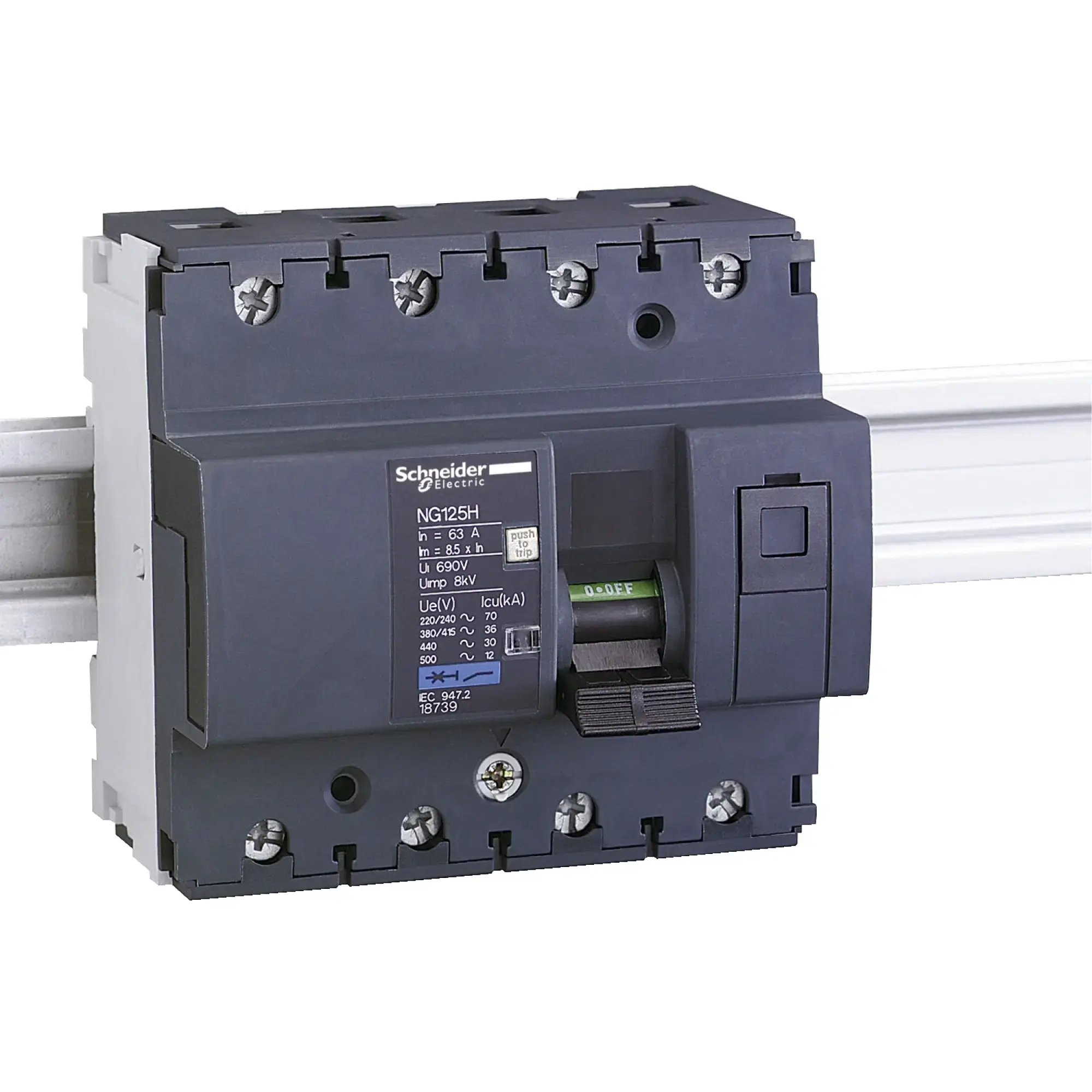 Schneider Electric 18732 Circuit breaker NG125H, 4-pole, 10A, C-characteristics (img_004)