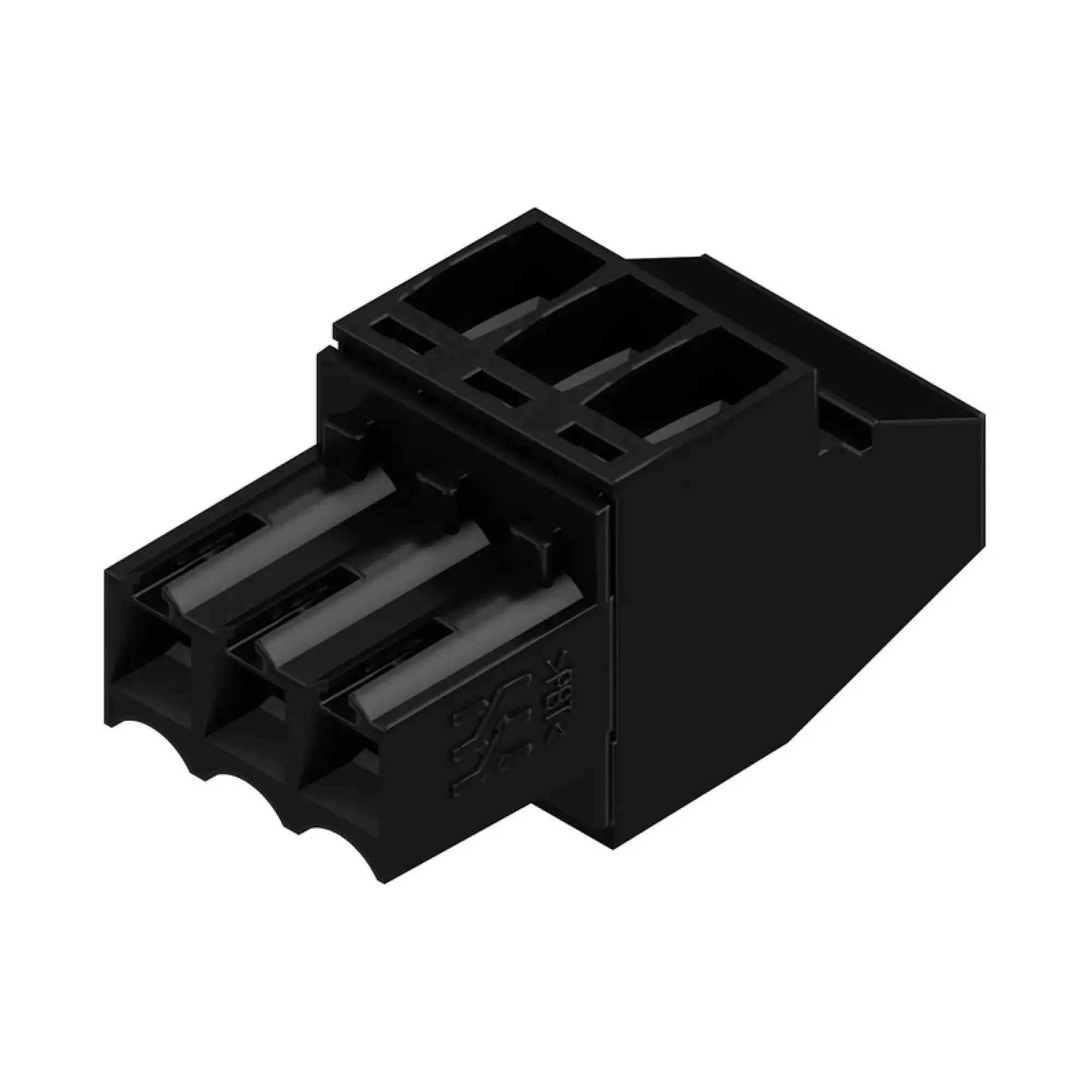 Weidmüller 1638790000 PCB connector (wire connection), 160 V, 12 A, Pitch in mm: 3.50, 1.5 mm², Number of poles: 3, Clamping yoke connection, Box (img_001)