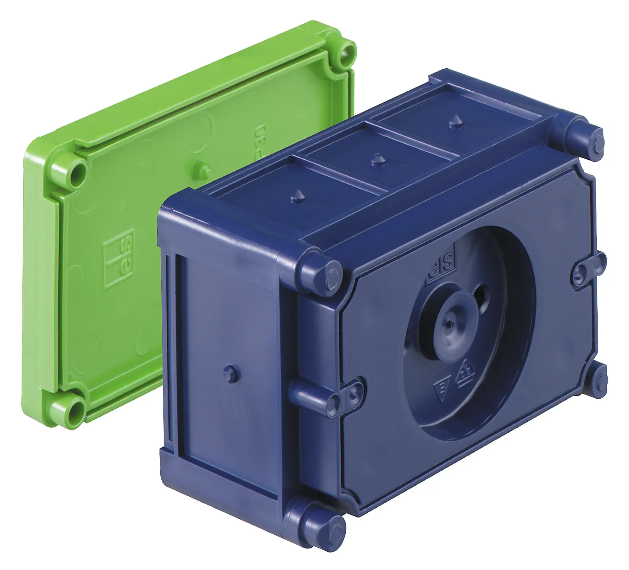 Spelsberg 97700101 Mounting box, other, Type of protection IP30, Suitable for concrete construction, Rated insulation voltage 400V AC, Halogen free (img_001)