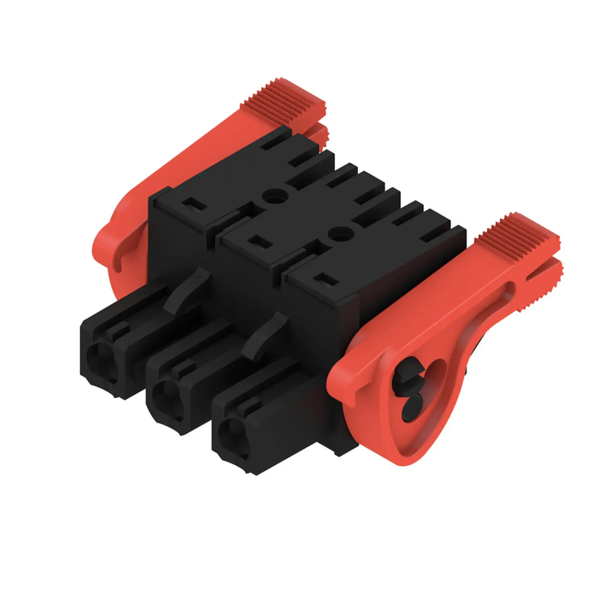 Weidmüller 1044000000 PCB connector (wire connection), 1000 V, 29 A, Pitch in mm: 7.62, 2.5 mm², Number of poles: 3, PUSH IN with actuator, Box (img_001)