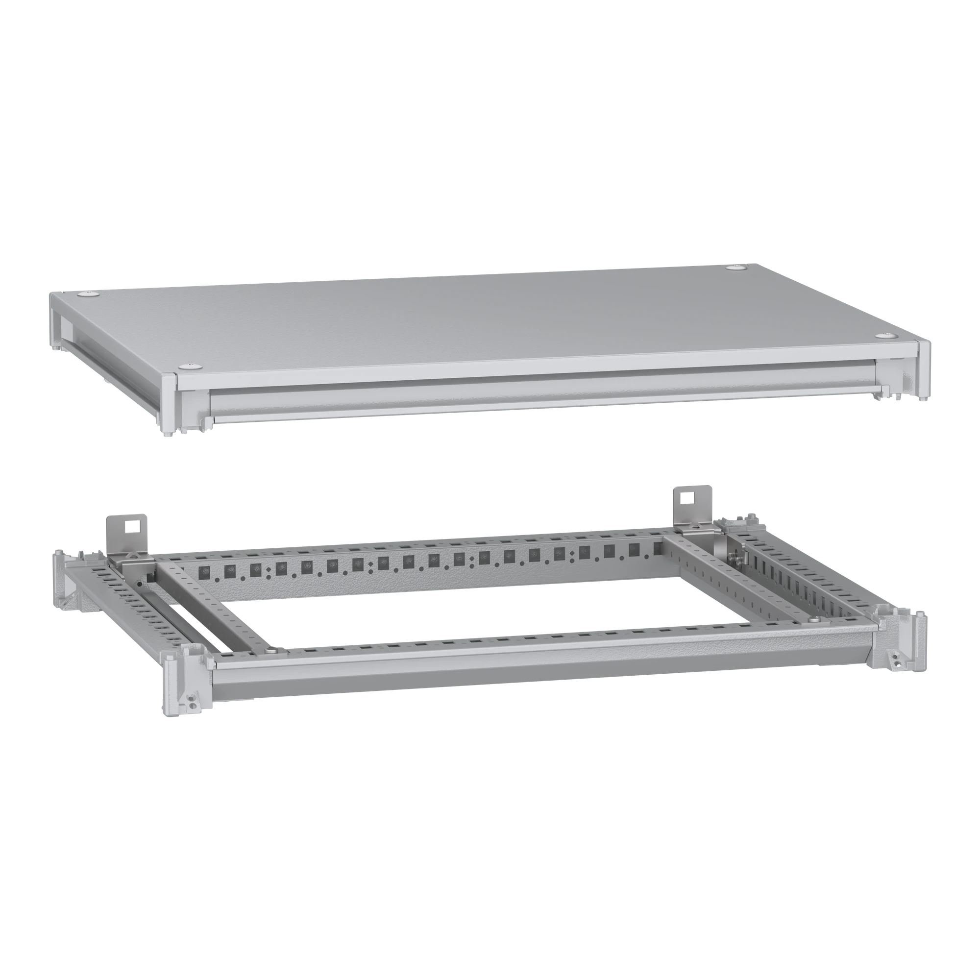 Schneider Electric NSYSFNC75 Lower and upper frame, PanelSeT SFN, for electrical enclosure W 700 x D 500 mm, including roof (img_001)