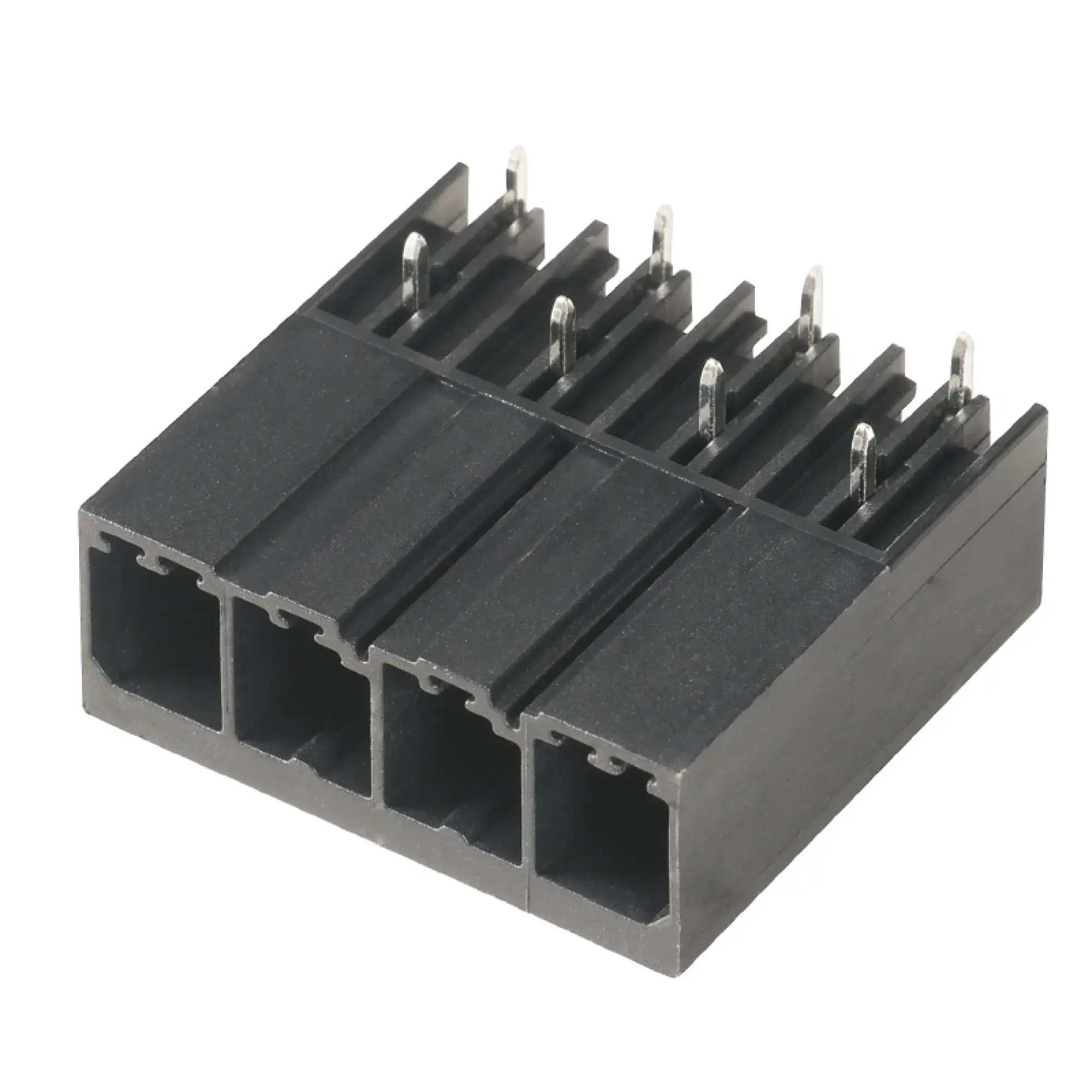 Weidmüller 1931280000 PCB connector (board connection), 630 V, 57 A, Pitch in mm: 7.62, Number of poles: 4, THT solder connection, Box (img_001)