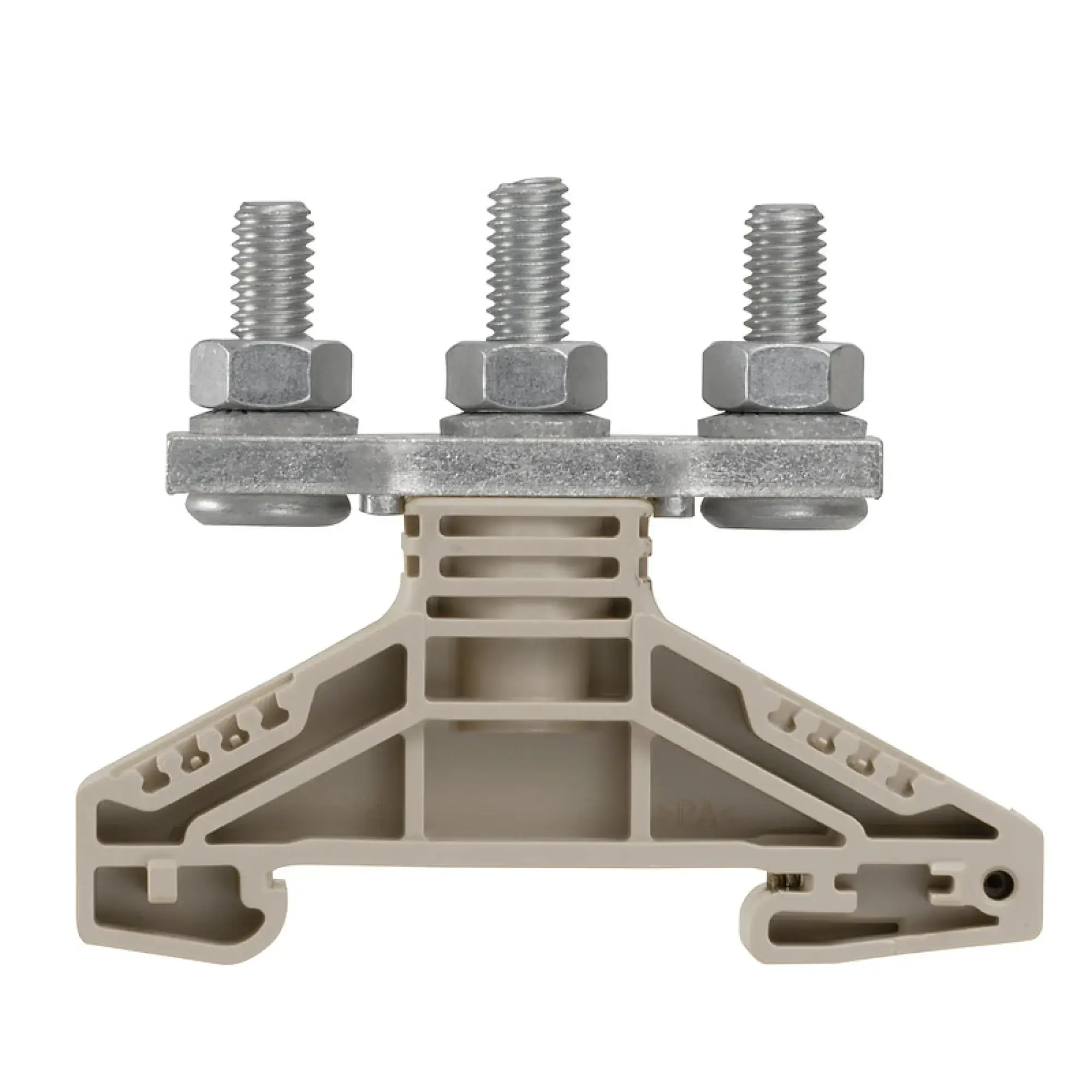 Weidmüller 1789770000 Stud terminal, Threaded stud connection, dark beige, 35 mm², 125 A, 1000 V, Number of connections: 3, Number of levels: 1, TS 35, V-0, Wemid (img_001) Weidmüller 1789770000 Stud terminal, Threaded stud connection, dark beige, 35 mm², 125 A, 1000 V, Number of connections: 3, Number of levels: 1, TS 35, V-0, Wemid (img_001)