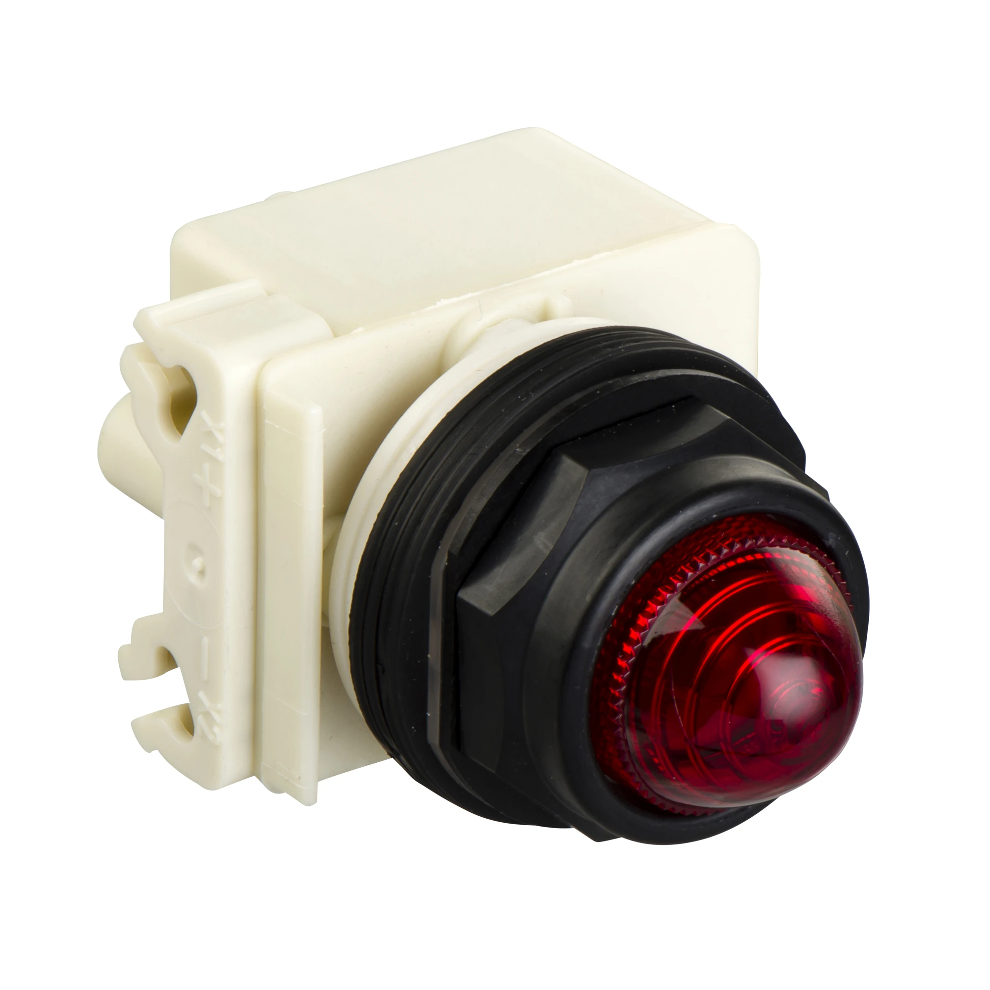 Schneider Electric 9001SKP35LRR9 Pilot light Ø 30, red, with high intensity LED, BA 9s, 24 V AC/DC, IP66 (img_001)