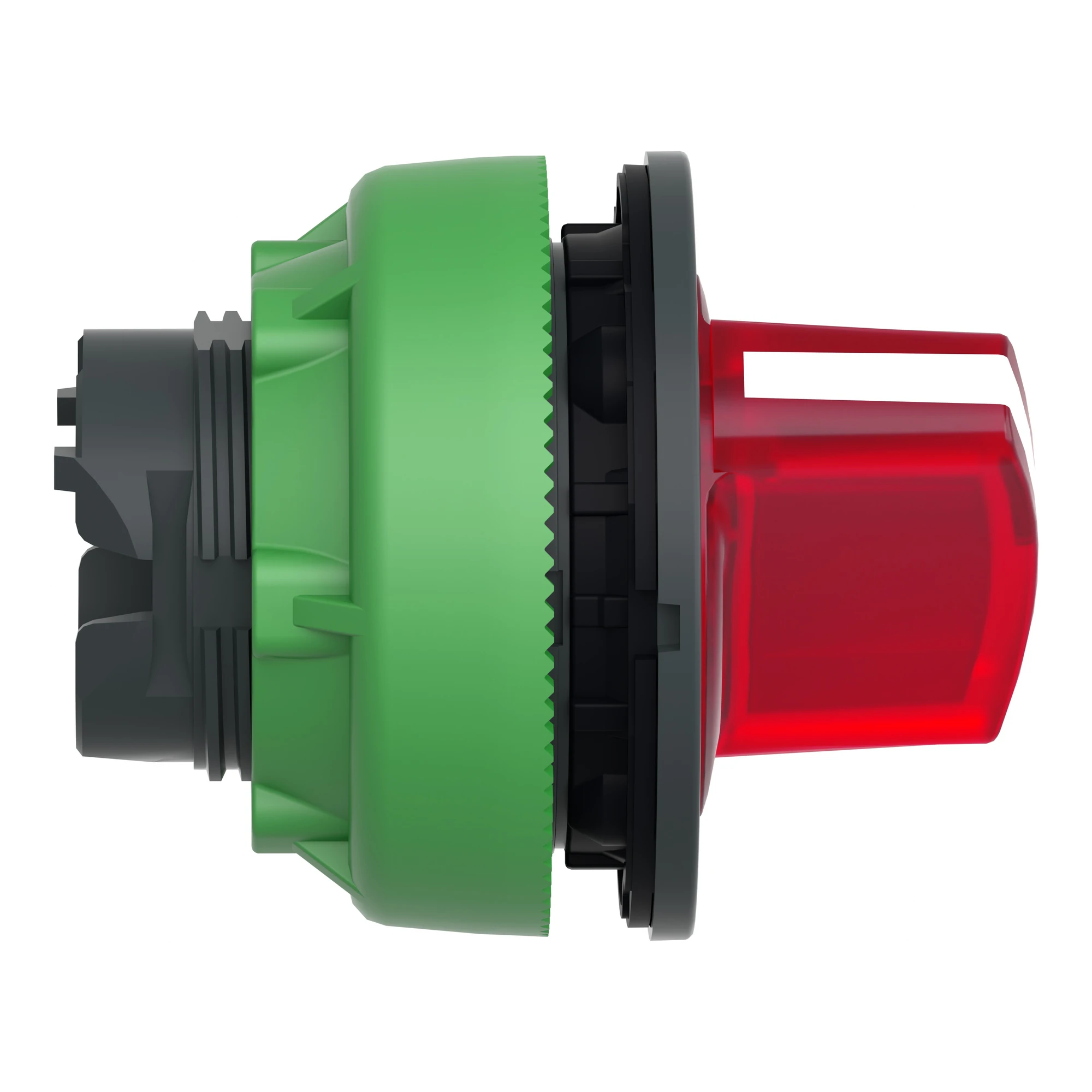 Schneider Electric ZB5FK1243 Illuminated Selector Switch, Front Element, Harmony XB5F, Plastic, 30mm, Red, for Universal LED, 2 Positions, Latching (img_004)