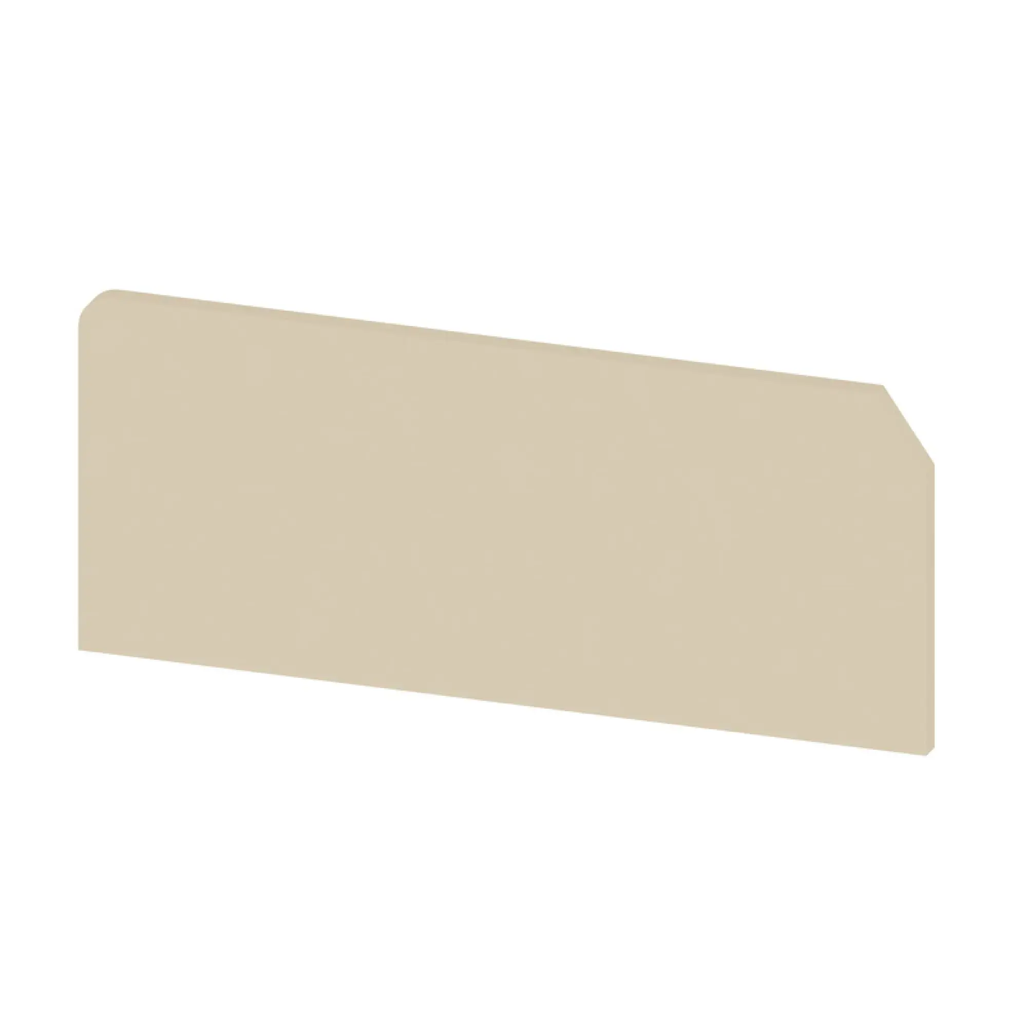Weidmüller 0380360000 End plate (terminals), beige, Height: 52 mm, Width: 1.5 mm, V-2, PA 66 (img_001)