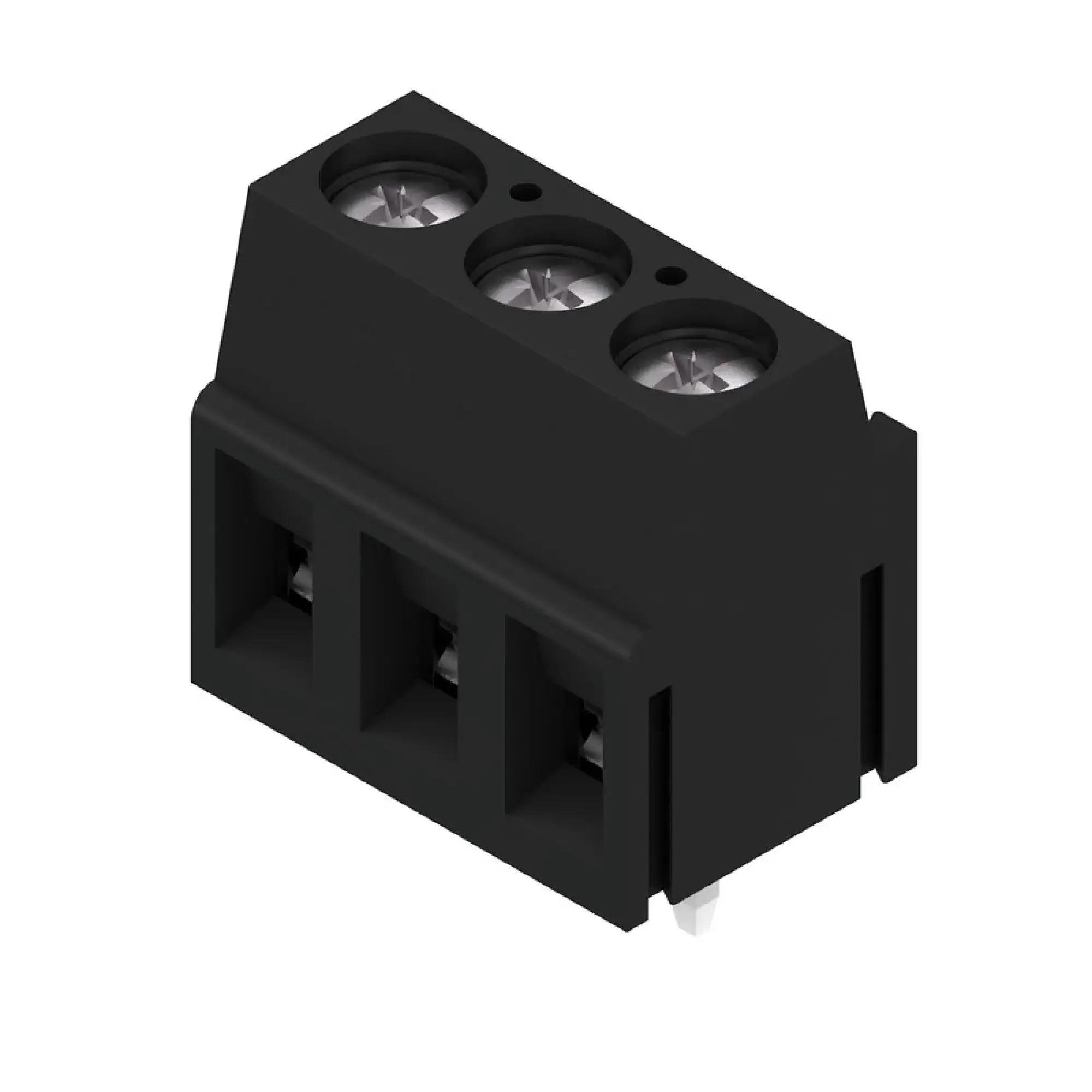 Weidmüller 1715260000 PCB terminal, 320 V, 17.5 A, Pitch in mm: 5.00, 2.5 mm², Number of poles: 3, Clamping yoke connection, THT solder connection, 90°, Box (img_001) Weidmüller 1715260000 PCB terminal, 320 V, 17.5 A, Pitch in mm: 5.00, 2.5 mm², Number of poles: 3, Clamping yoke connection, THT solder connection, 90°, Box (img_001)