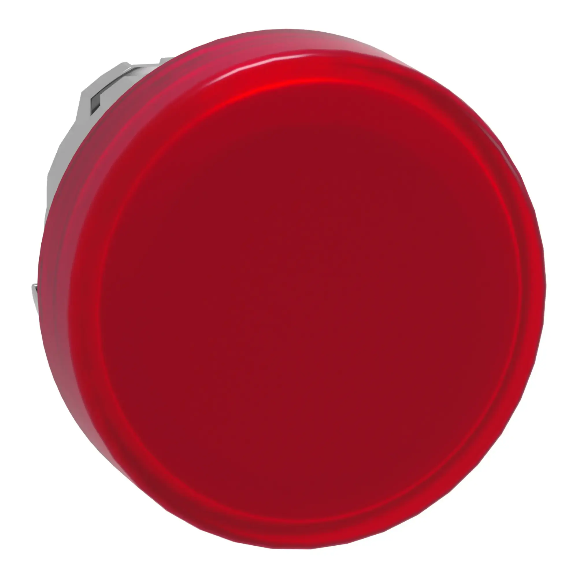 Schneider Electric ZB4BV043E Indicator light, Front element, Harmony XB4, Metal, 22mm, red, for universal LED, smooth dome, for insert label (img_009)