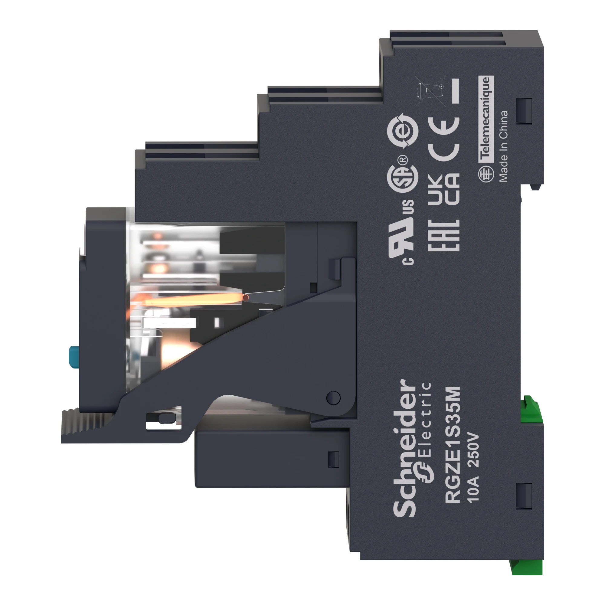 Schneider Electric RXG12BDPV Interface Relay 1W 10A 24VDC LED Test Button Socket Bracket Diode Mounted (img_006) Schneider Electric RXG12BDPV Interface Relay 1W 10A 24VDC LED Test Button Socket Bracket Diode Mounted (img_006)