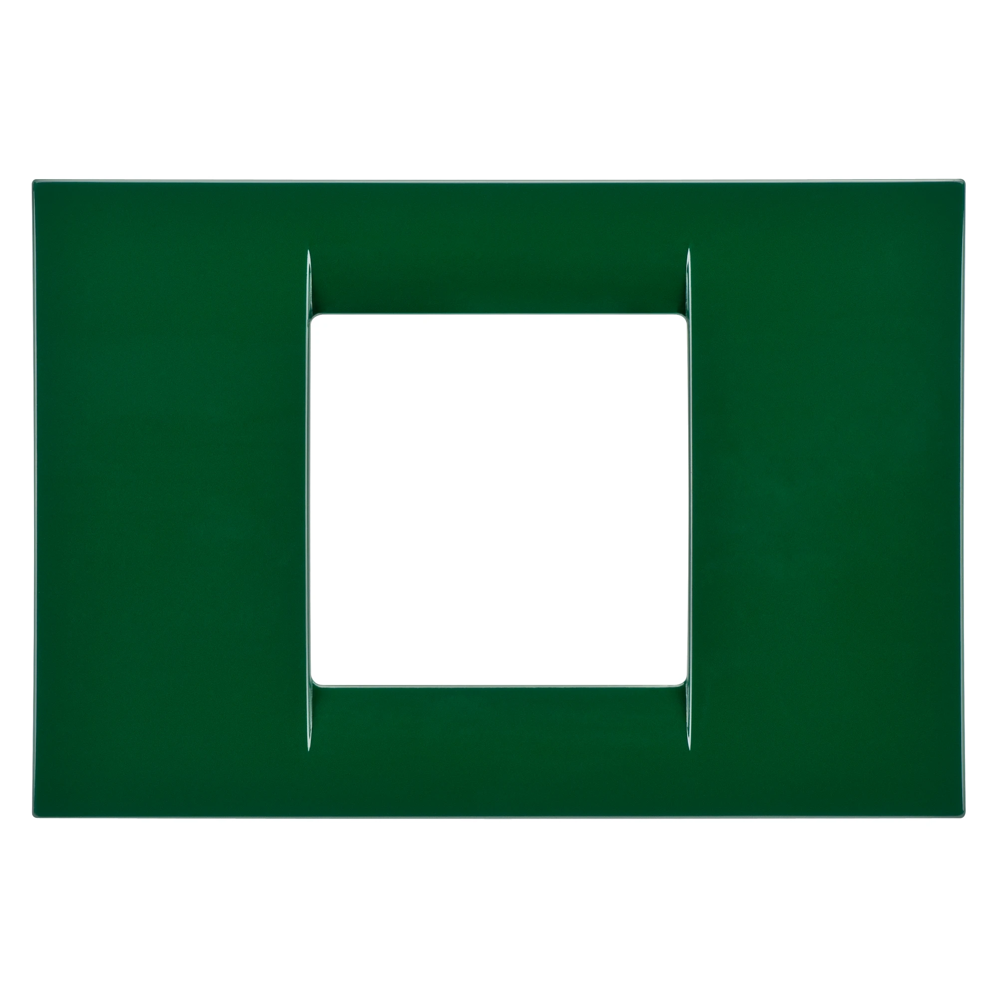 GEWISS GW22152 VIRNA PLATE - IN TECHNOPOLYMER GLOSS FINISHING - 2 GANG - RACING GREEN - SYSTEM (img_001) GEWISS GW22152 VIRNA PLATE - IN TECHNOPOLYMER GLOSS FINISHING - 2 GANG - RACING GREEN - SYSTEM (img_001)