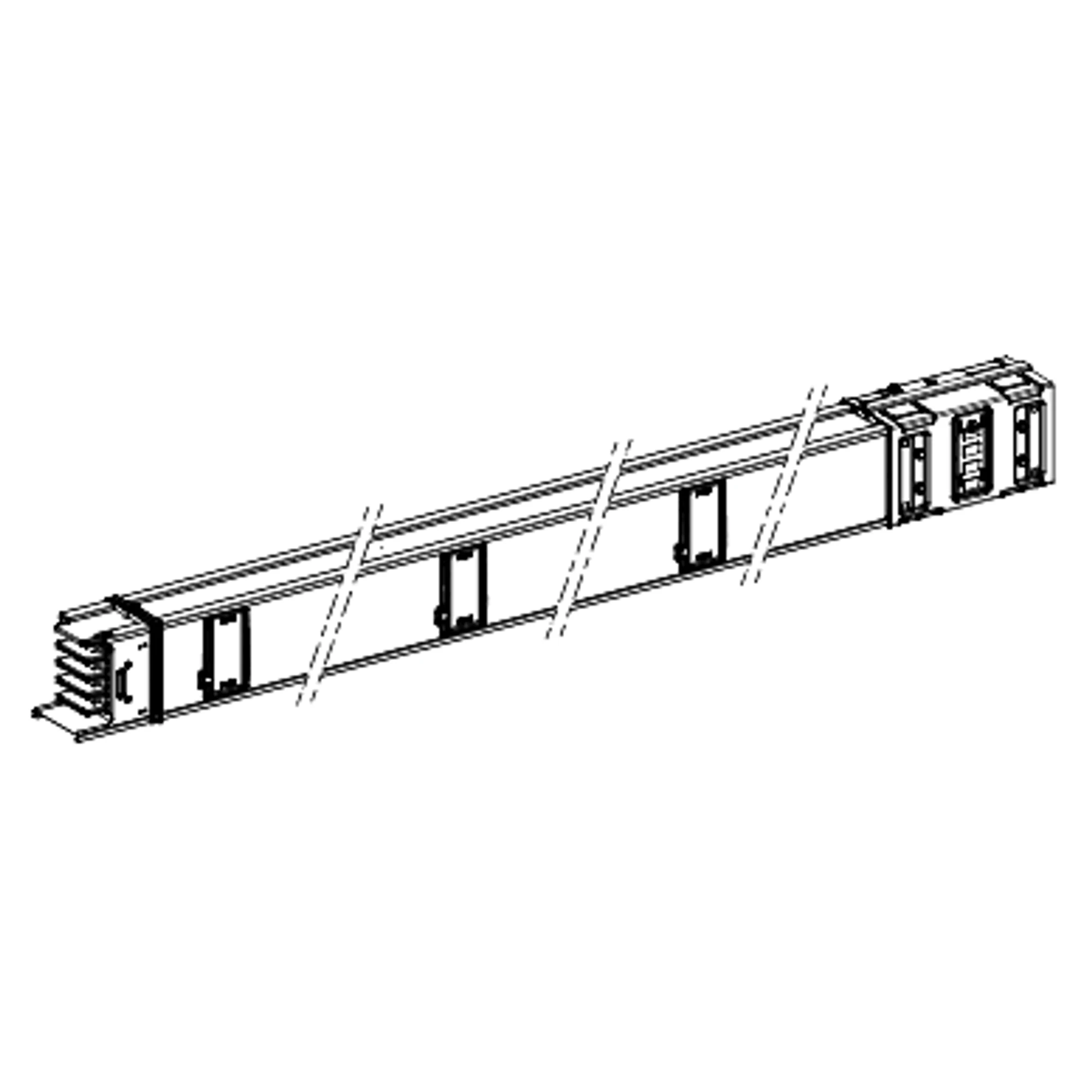 Schneider Electric KSA500ED4306 KSA straight element, 500A, 3m, 6 outlets (img_001)