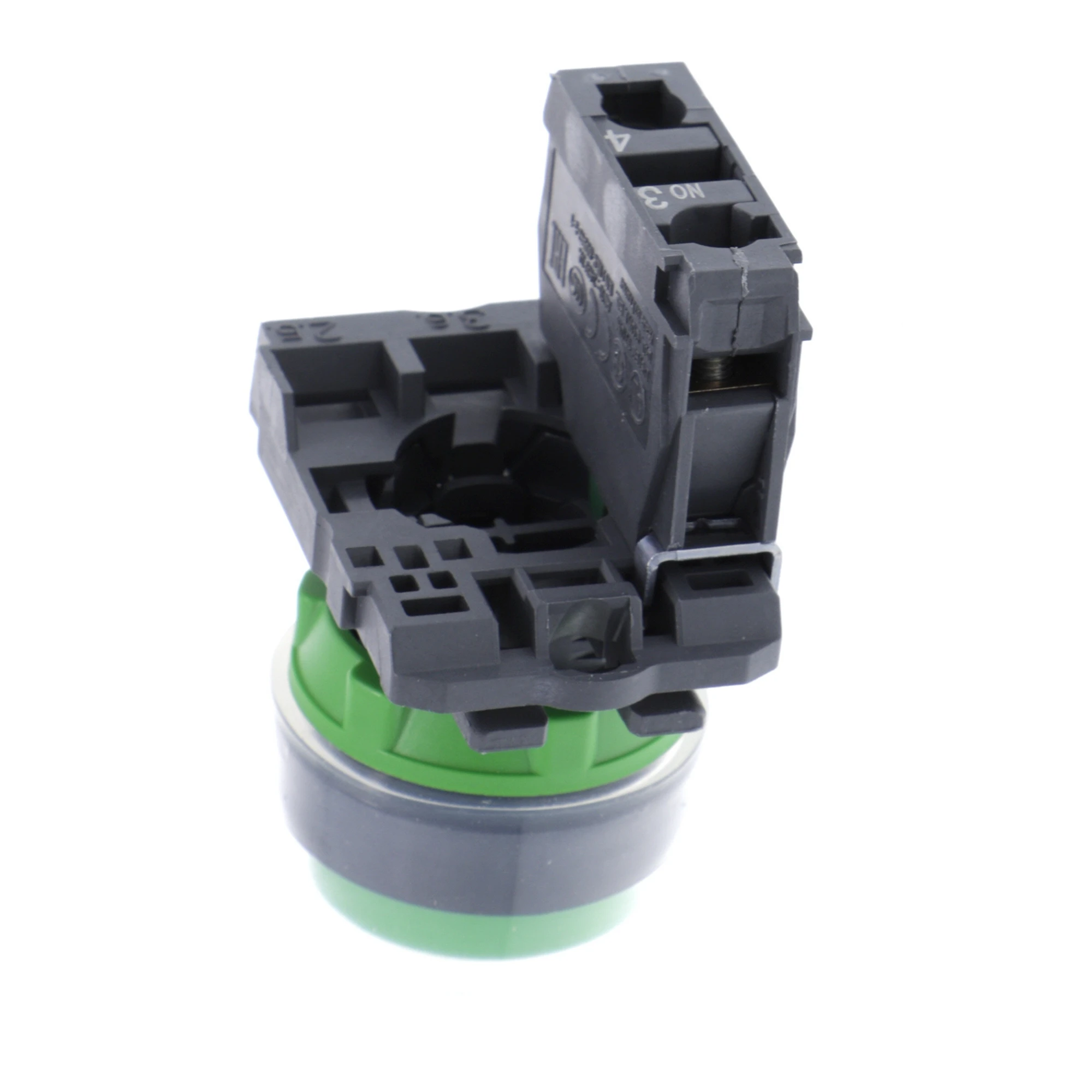 Schneider Electric XB5AP31 Push-button, Harmony XB5, plastic, protruding, green, unlabelled, with protective cap, 22mm, momentary, 1NO (img_004)