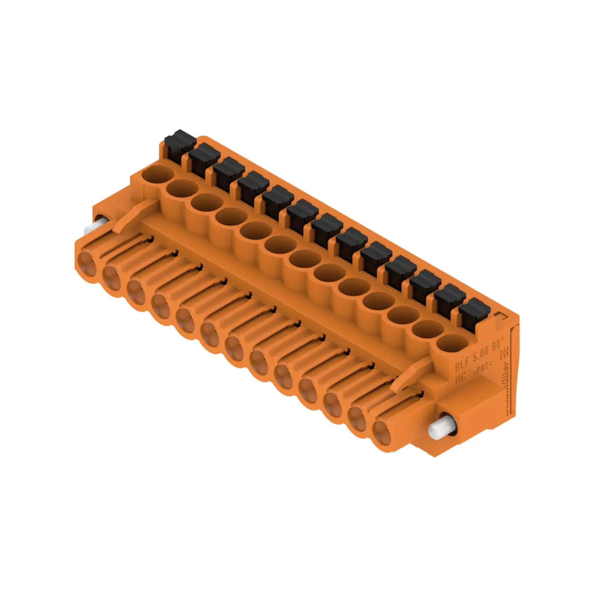 Weidmüller 1980750000 PCB connector (wire connection), 320 V, 24 A, Pitch in mm: 5.00, 3.31 mm², Number of poles: 13, PUSH IN with actuator, Box (img_001)