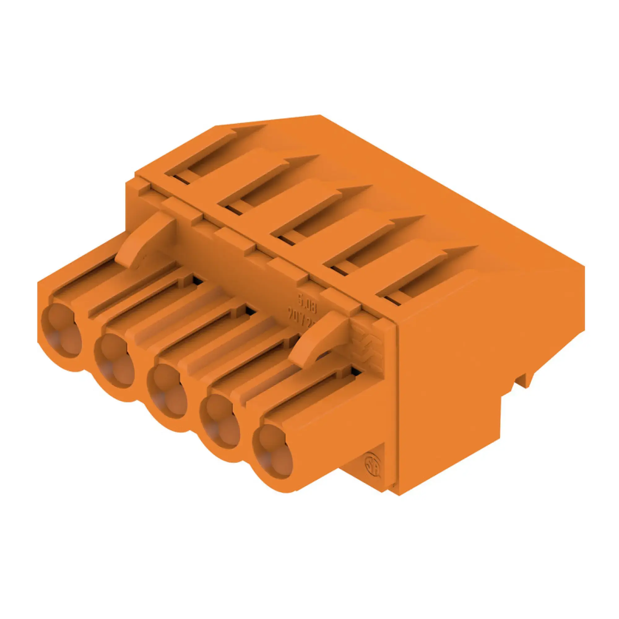 Weidmüller 1958840000 PCB connector (wire connection), 320 V, 23 A, Pitch in mm: 5.00, 4 mm², Number of poles: 5, Clamping yoke connection, Box (img_001) Weidmüller 1958840000 PCB connector (wire connection), 320 V, 23 A, Pitch in mm: 5.00, 4 mm², Number of poles: 5, Clamping yoke connection, Box (img_001)