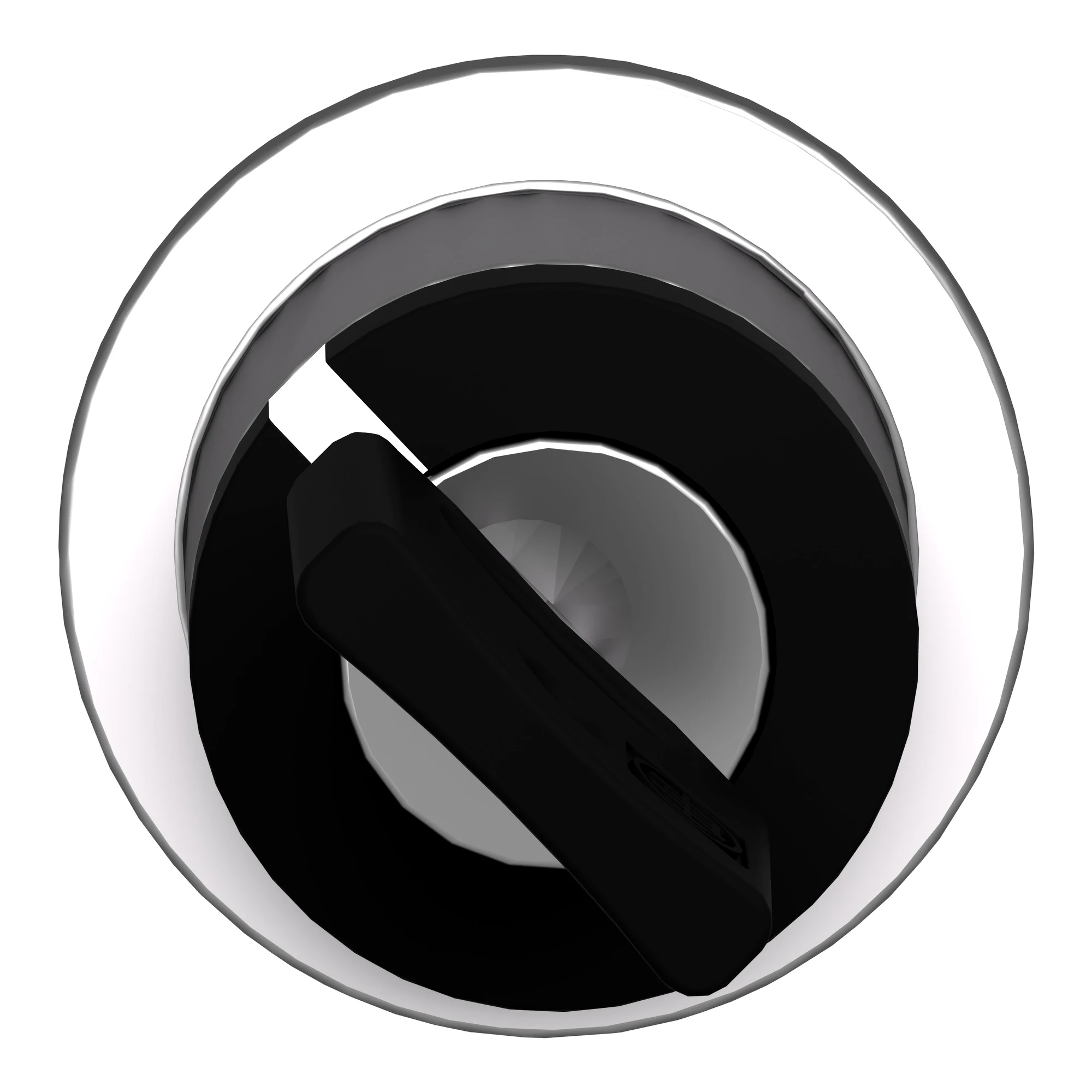 Schneider Electric ZB4FG6 Key switch, Front element, Harmony XB4F, Metal, 30mm, black, 2 positions, momentary (img_005)