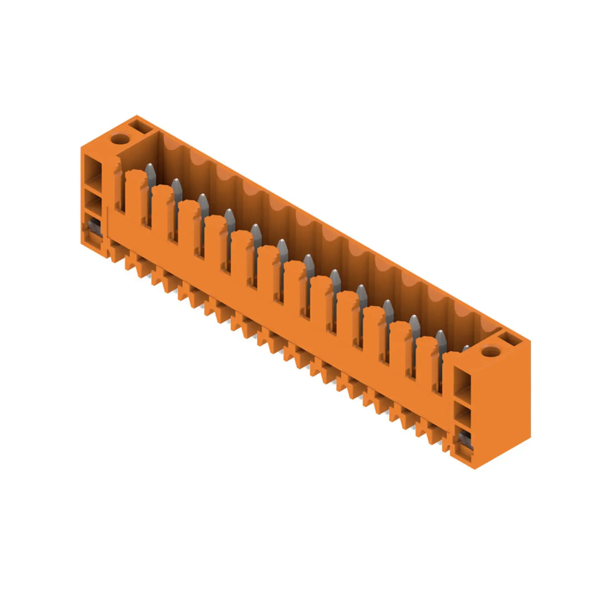 Weidmüller 1607610000 PCB connector (board connection), 160 V, 17 A, Pitch in mm: 3.50, Number of poles: 13, THT solder connection, Box (img_001) Weidmüller 1607610000 PCB connector (board connection), 160 V, 17 A, Pitch in mm: 3.50, Number of poles: 13, THT solder connection, Box (img_001)