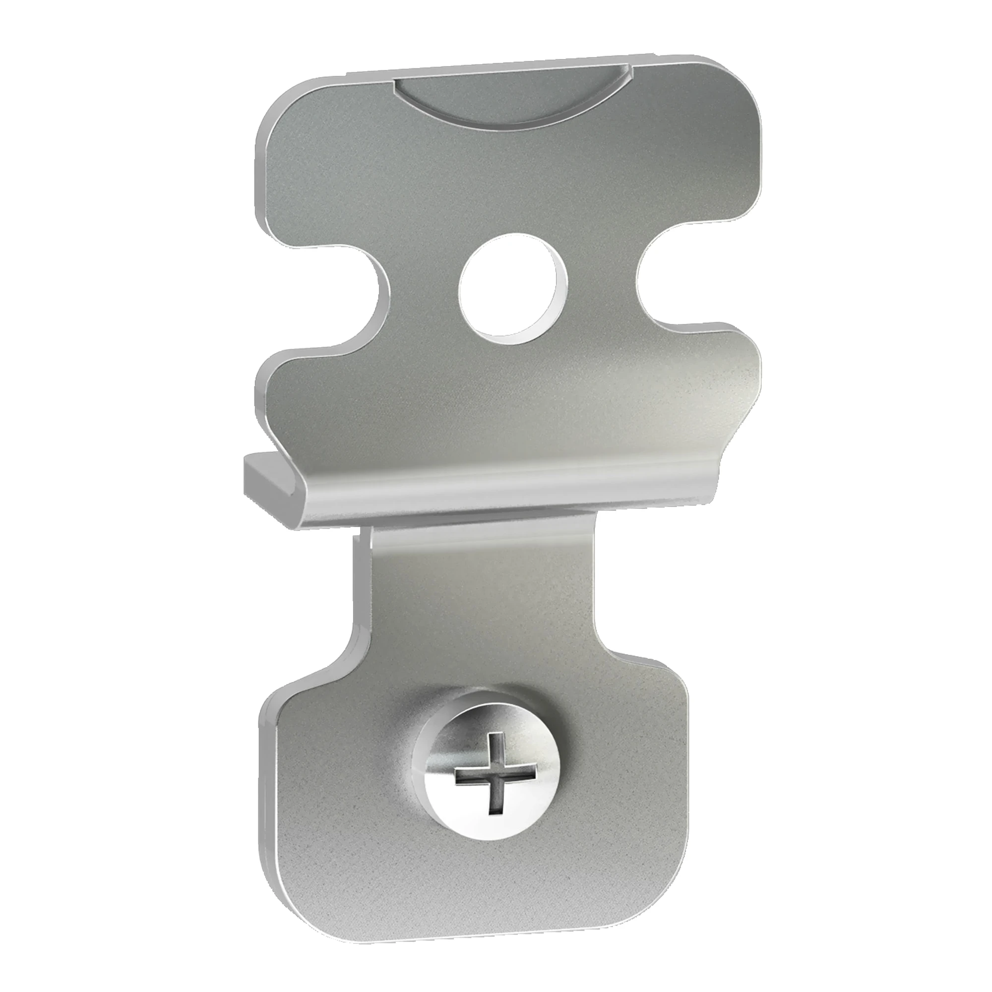 Schneider Electric NSYPFC2X 4 mounting brackets, stainless steel AISI 316L for Spacial S3X. (img_001)