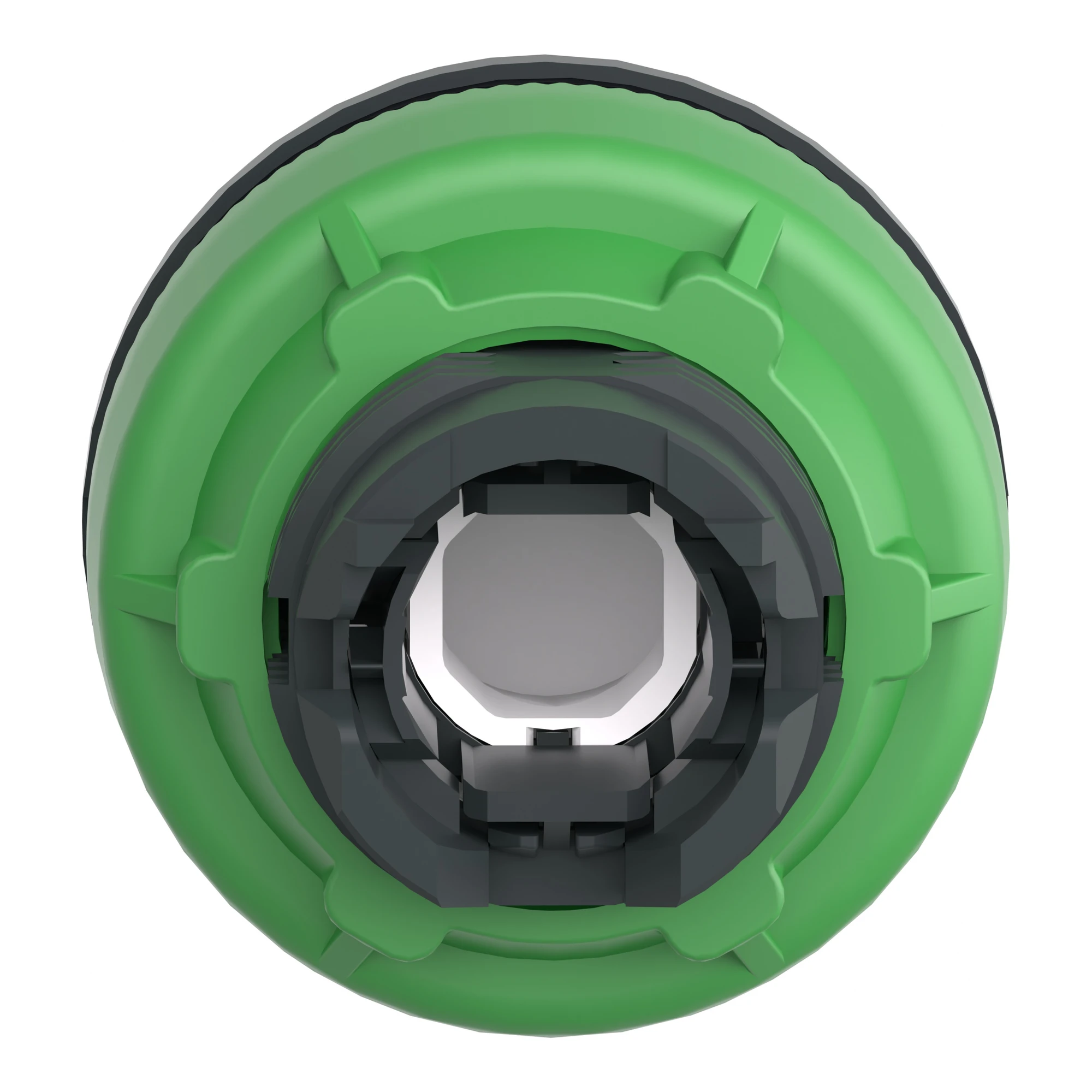 Schneider Electric ZB5FH13 Illuminated push button, front element, Harmony XB5F, plastic, 30mm, white, protruding, unlabeled, latching (img_004)