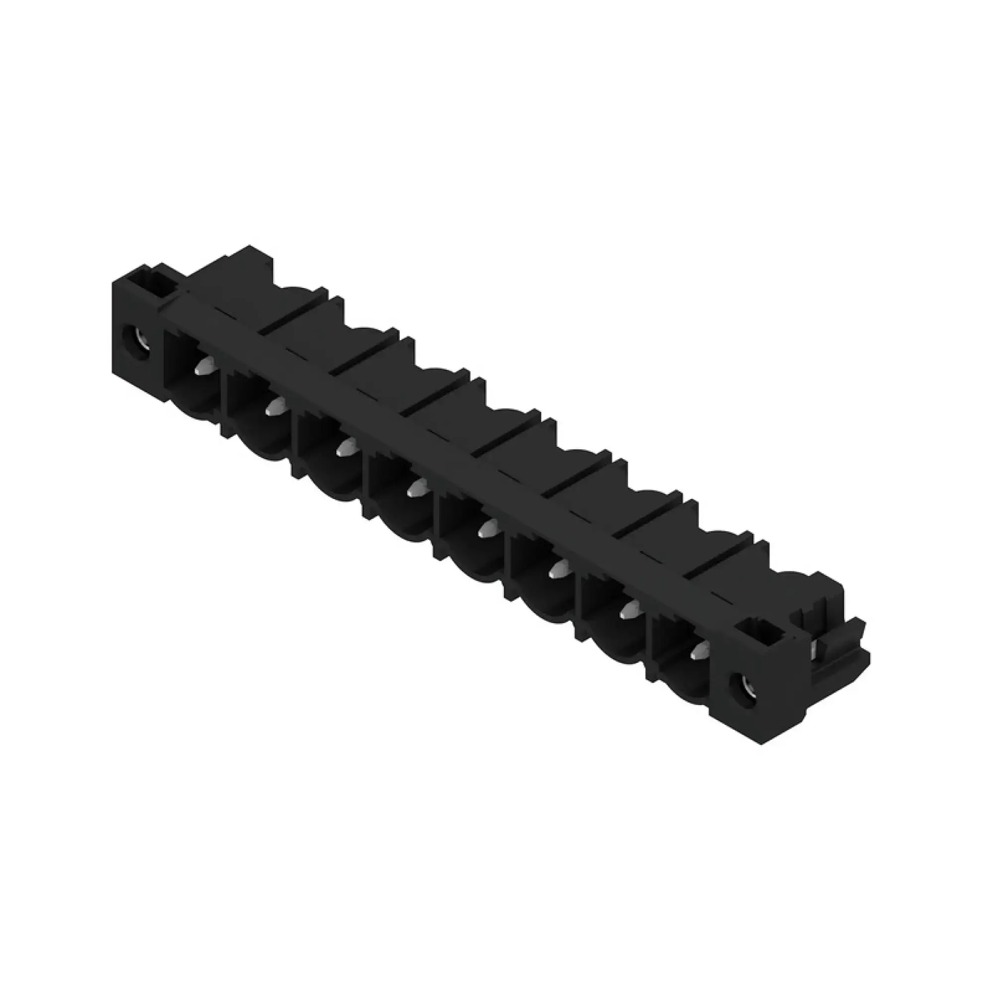 Weidmüller 1095980000 PCB connector (board connection), 500 V, 29 A, Pitch in mm: 7.62, Number of poles: 8, THT solder connection, Box (img_001)