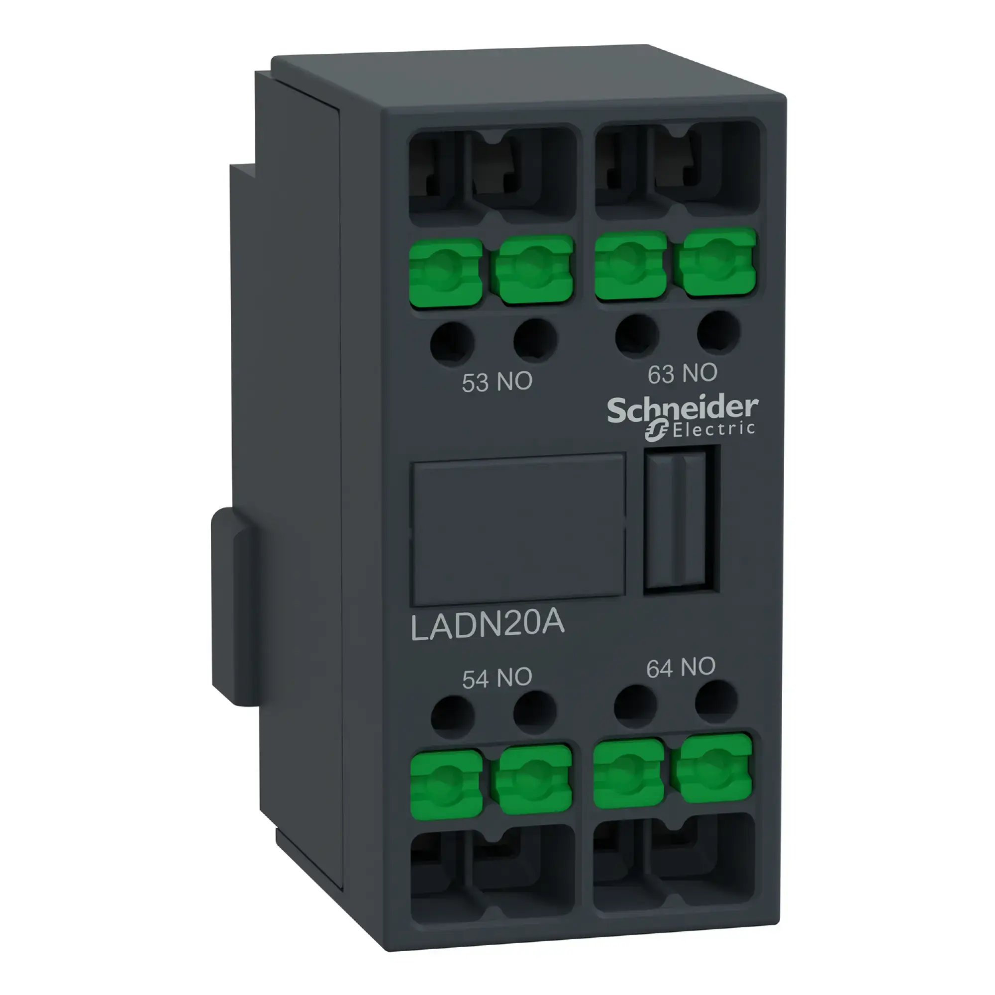 Schneider Electric LADN20A Hilfsschalterblock, 2S, SnapIN Anschlussklemmen (img_001) Schneider Electric LADN20A Hilfsschalterblock, 2S, SnapIN Anschlussklemmen (img_001)