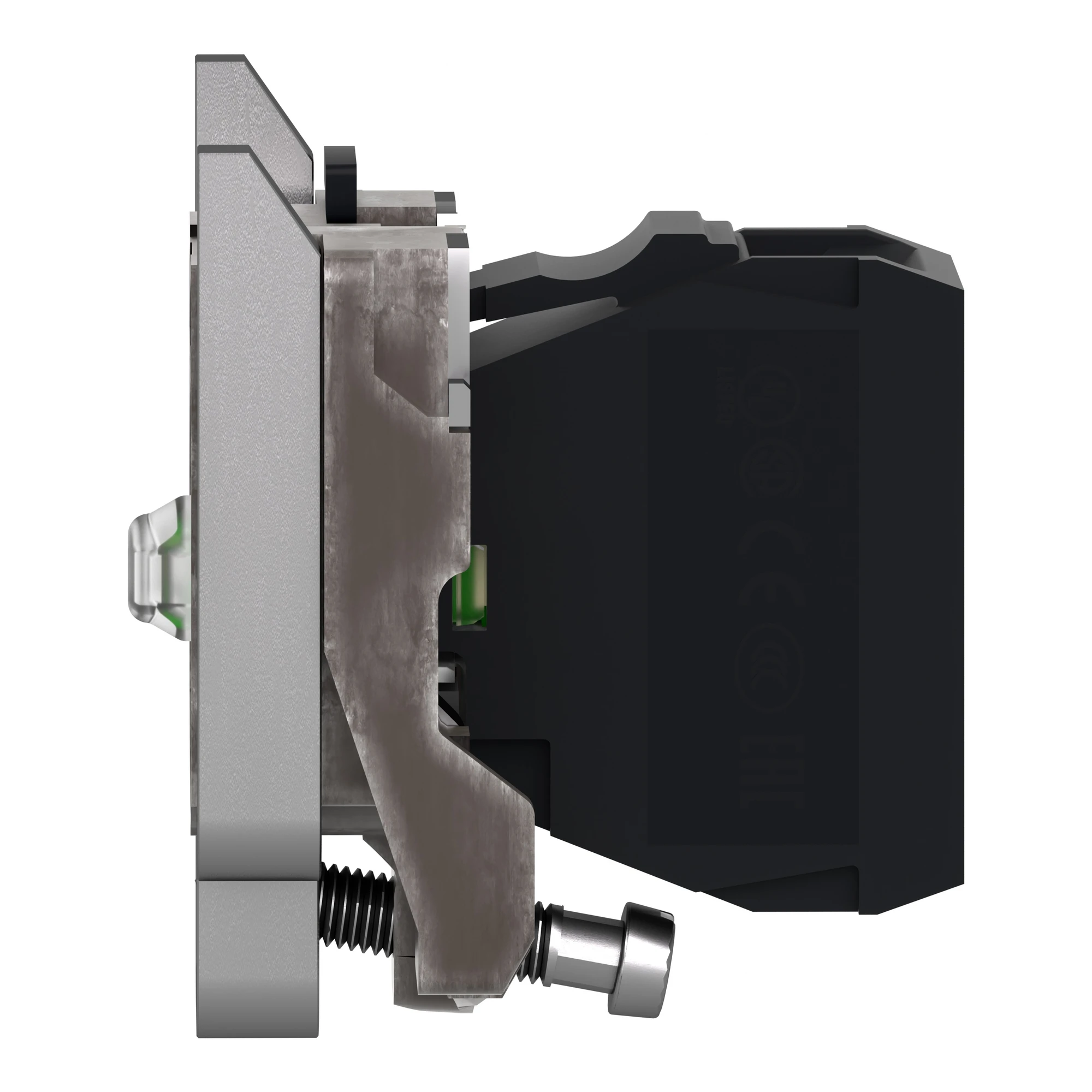 Schneider Electric ZB4BV18B1 Lamp holder with mounting flange, Harmony XB4, metal, flashing light, white, universal LED, screw terminal, 24V ACDC (img_007)