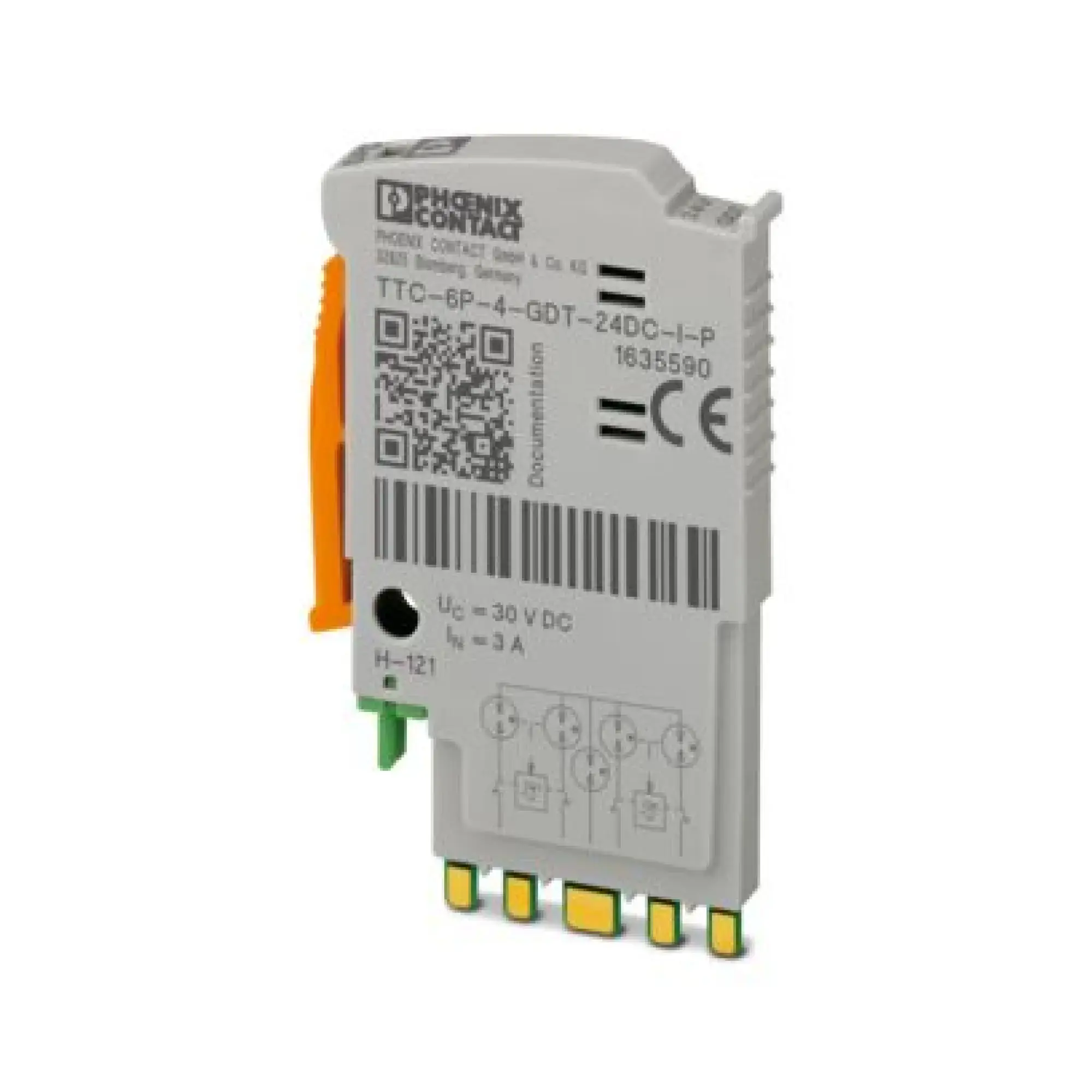 Phoenix Contact 1635590 Surge protection plug TTC-6P-4-GDT-24DC-I-P (img_001) Phoenix Contact 1635590 Surge protection plug TTC-6P-4-GDT-24DC-I-P (img_001)