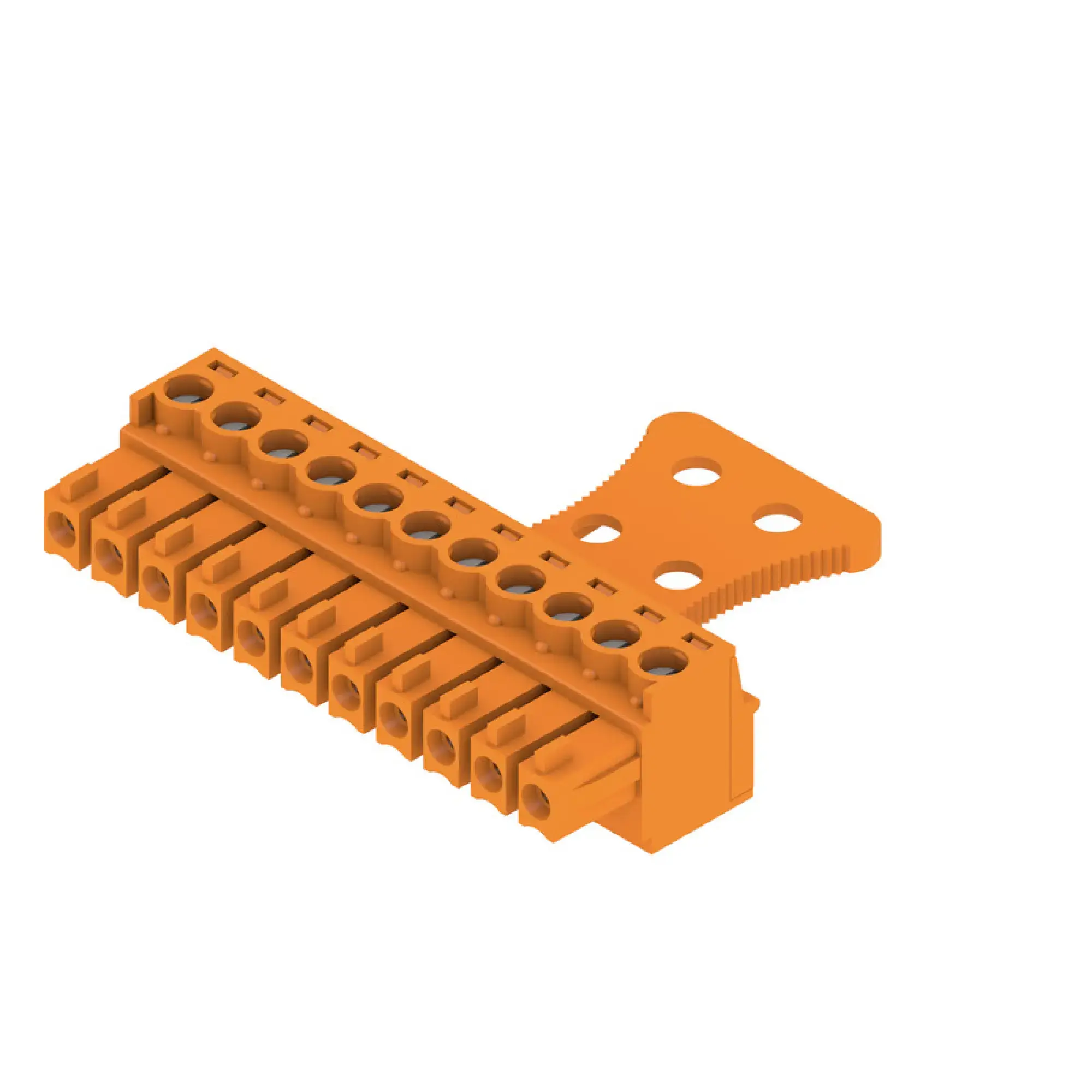 Weidmüller 1236340000 PCB connector (wire connection), 160 V, 17.5 A, Pitch in mm: 3.81, 1.5 mm², Number of poles: 11, Clamping yoke connection, Box (img_001)