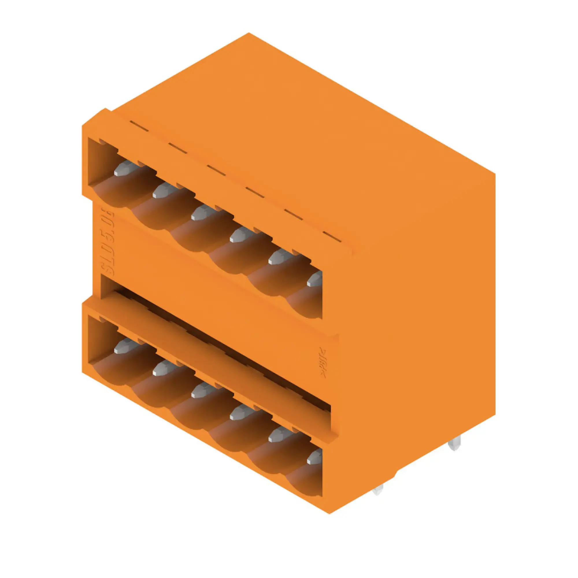 Weidmüller 1711480000 PCB connector (board connection), 250 V, 11 A, Pitch in mm: 5.08, Number of poles: 10, THT solder connection, Box (img_001)