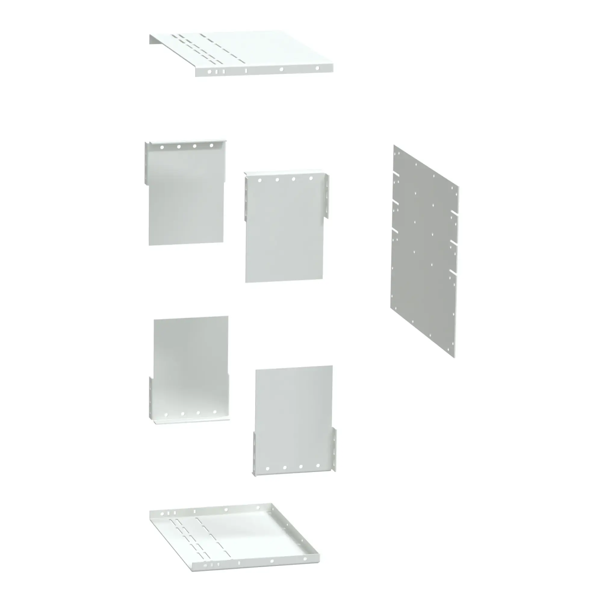 Schneider Electric LVS04954 PrismaSet-P, Shroud, Type 4, for lateral or rear connection extension, Width=200mm, Height=4-6 modules (img_002)