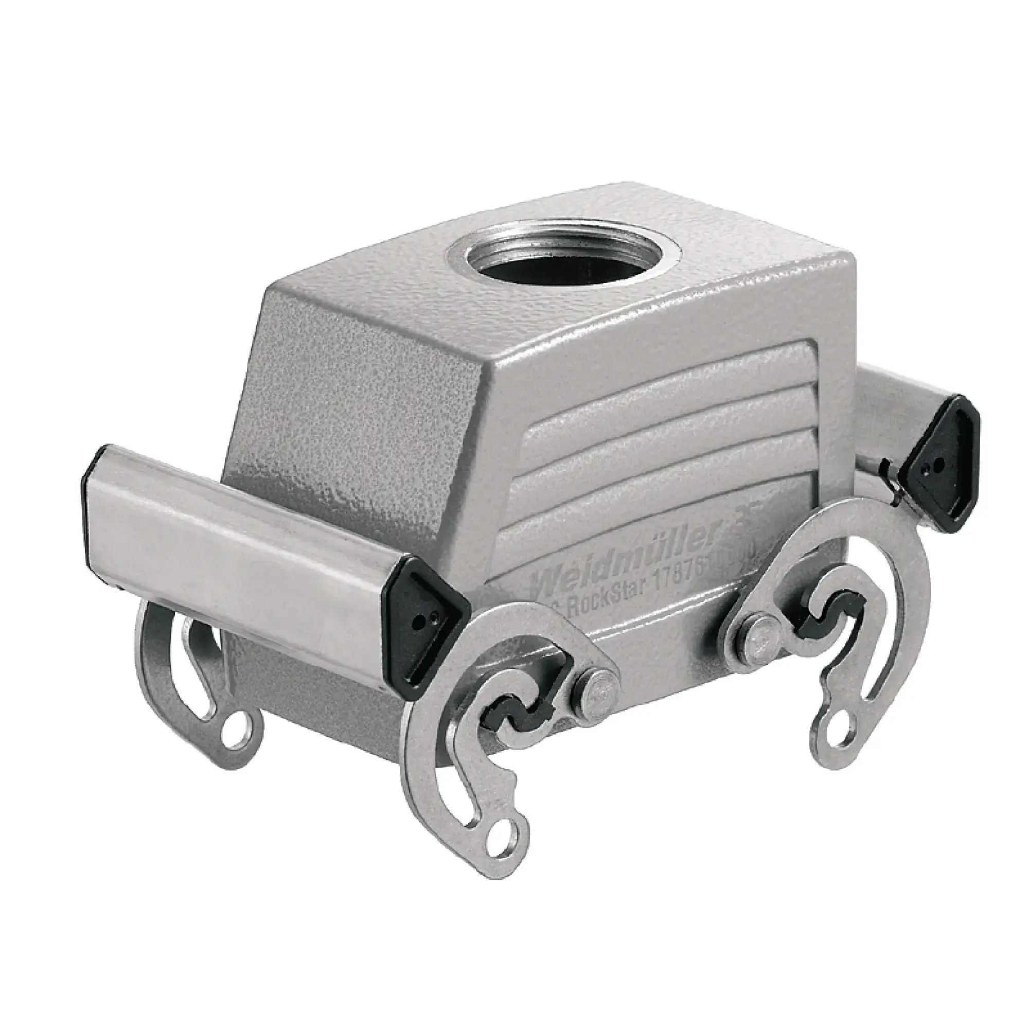 Weidmüller 1654860000 Housing (industry plug-in connectors), Cable entry from top, Plug housing, Side-locking clamp on upper side, Size: 4, IP65 (in plugged condition) (img_001) Weidmüller 1654860000 Housing (industry plug-in connectors), Cable entry from top, Plug housing, Side-locking clamp on upper side, Size: 4, IP65 (in plugged condition) (img_001)