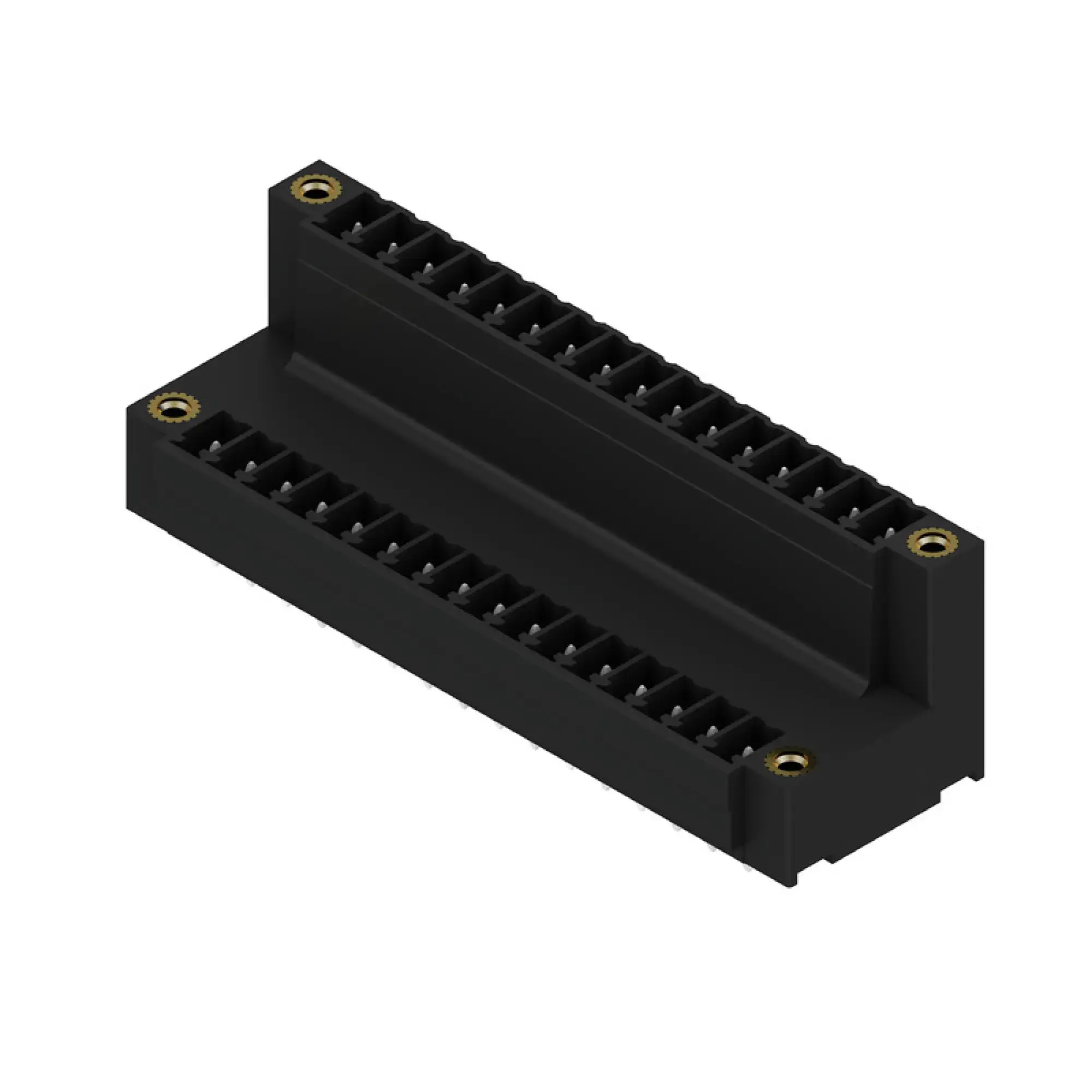 Weidmüller 1035460000 PCB connector (board connection), 160 V, 17.5 A, Pitch in mm: 3.81, Number of poles: 32, THT solder connection, Box (img_001)
