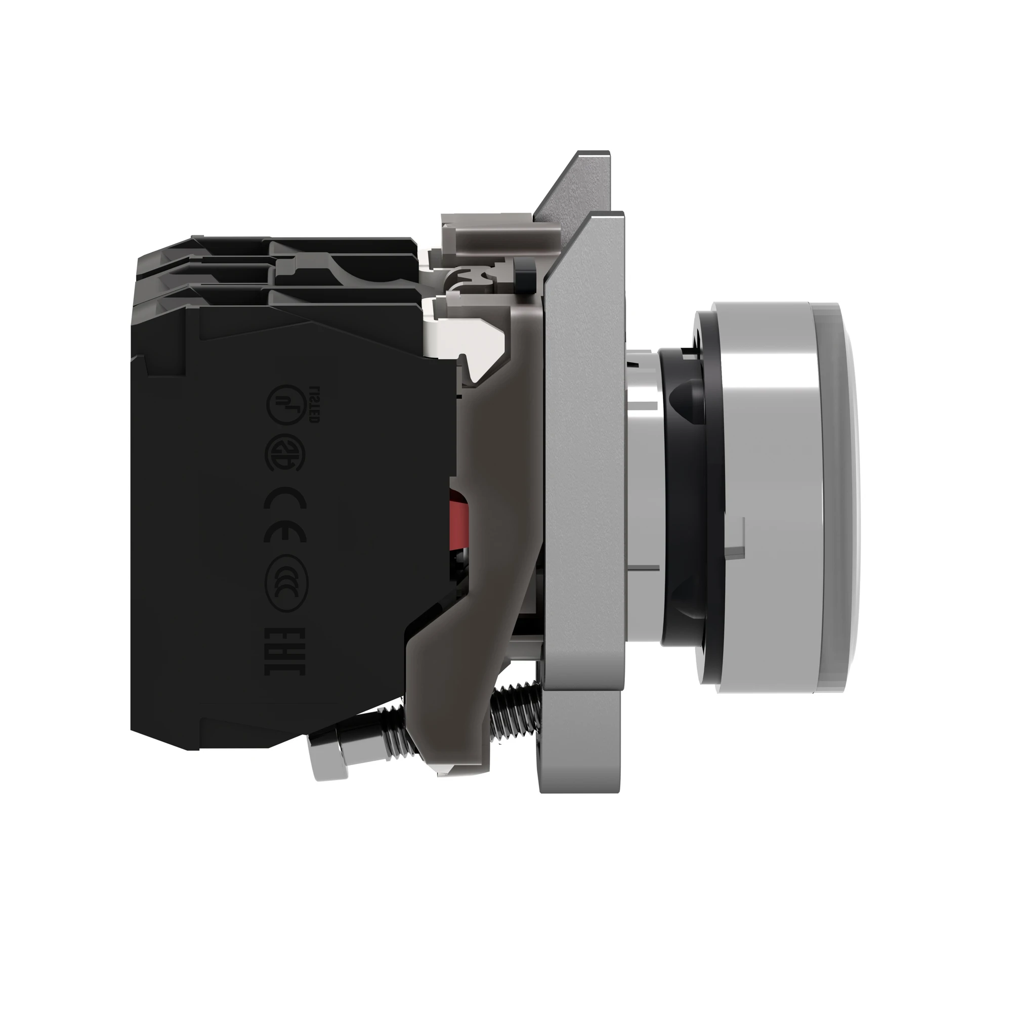 Schneider Electric XB4BW31G5 Illuminated pushbutton, Harmony XB4, metal, 22mm, white, unlabeled, universal LED, smooth dome, 1NO+1NC, 110-120V AC (img_003) Schneider Electric XB4BW31G5 Illuminated pushbutton, Harmony XB4, metal, 22mm, white, unlabeled, universal LED, smooth dome, 1NO+1NC, 110-120V AC (img_003)