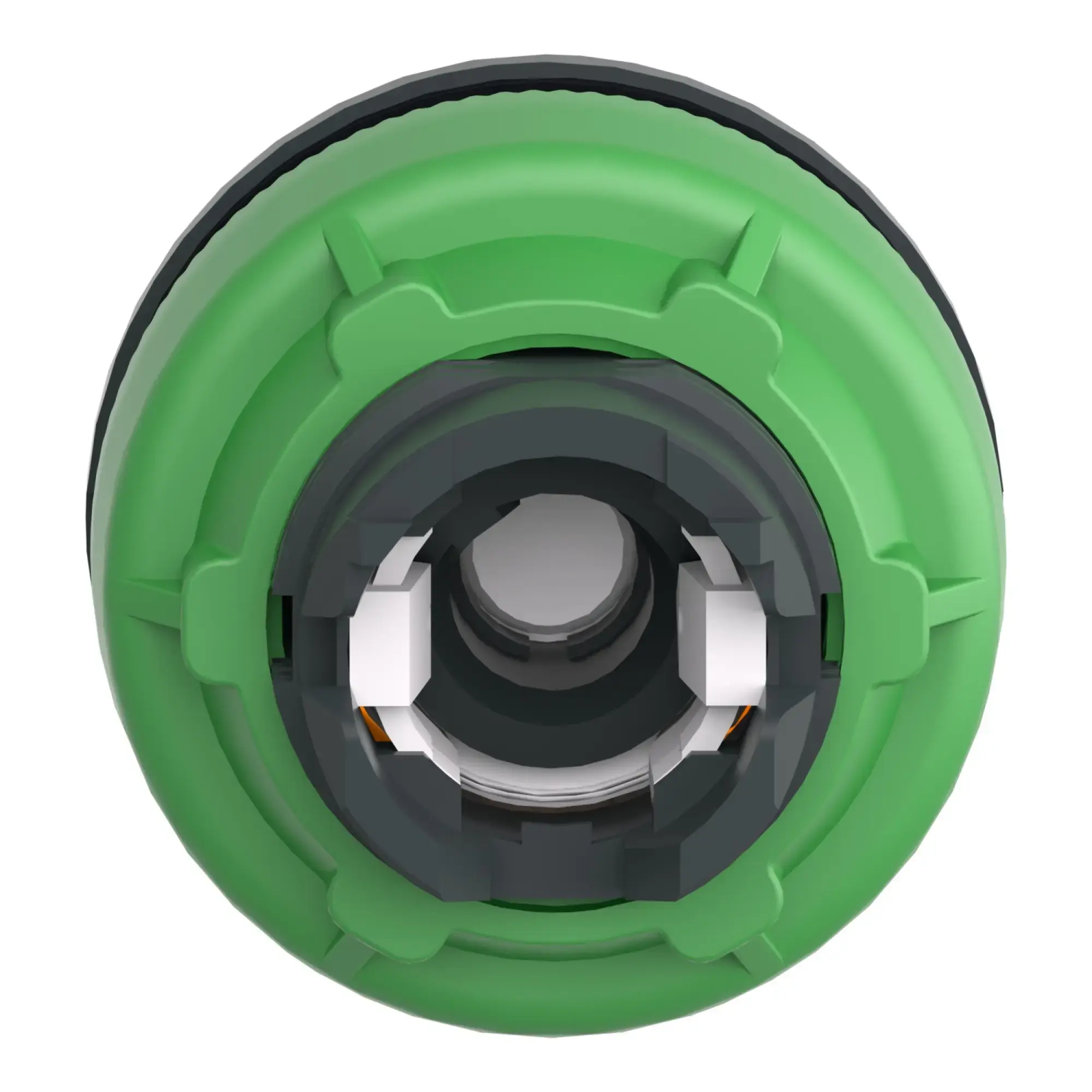 Schneider Electric ZB5FK1553 Illuminated selector switch, front element, Harmony XB5F, plastic, 30mm, orange, for universal LED, 3 positions, stays put (img_016)
