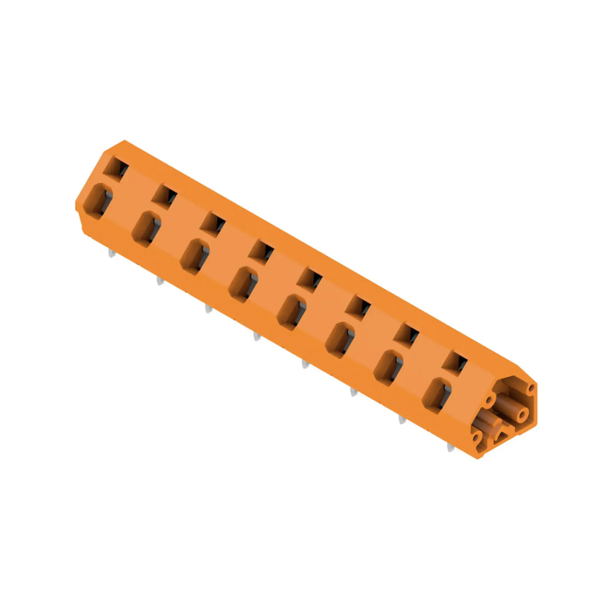 Weidmüller 1953530000 PCB terminal, 1000 V, 24 A, Pitch in mm: 10.00, 2.5 mm², Number of poles: 8, Tension-clamp connection, THT solder connection, 135°, Box (img_001) Weidmüller 1953530000 PCB terminal, 1000 V, 24 A, Pitch in mm: 10.00, 2.5 mm², Number of poles: 8, Tension-clamp connection, THT solder connection, 135°, Box (img_001)