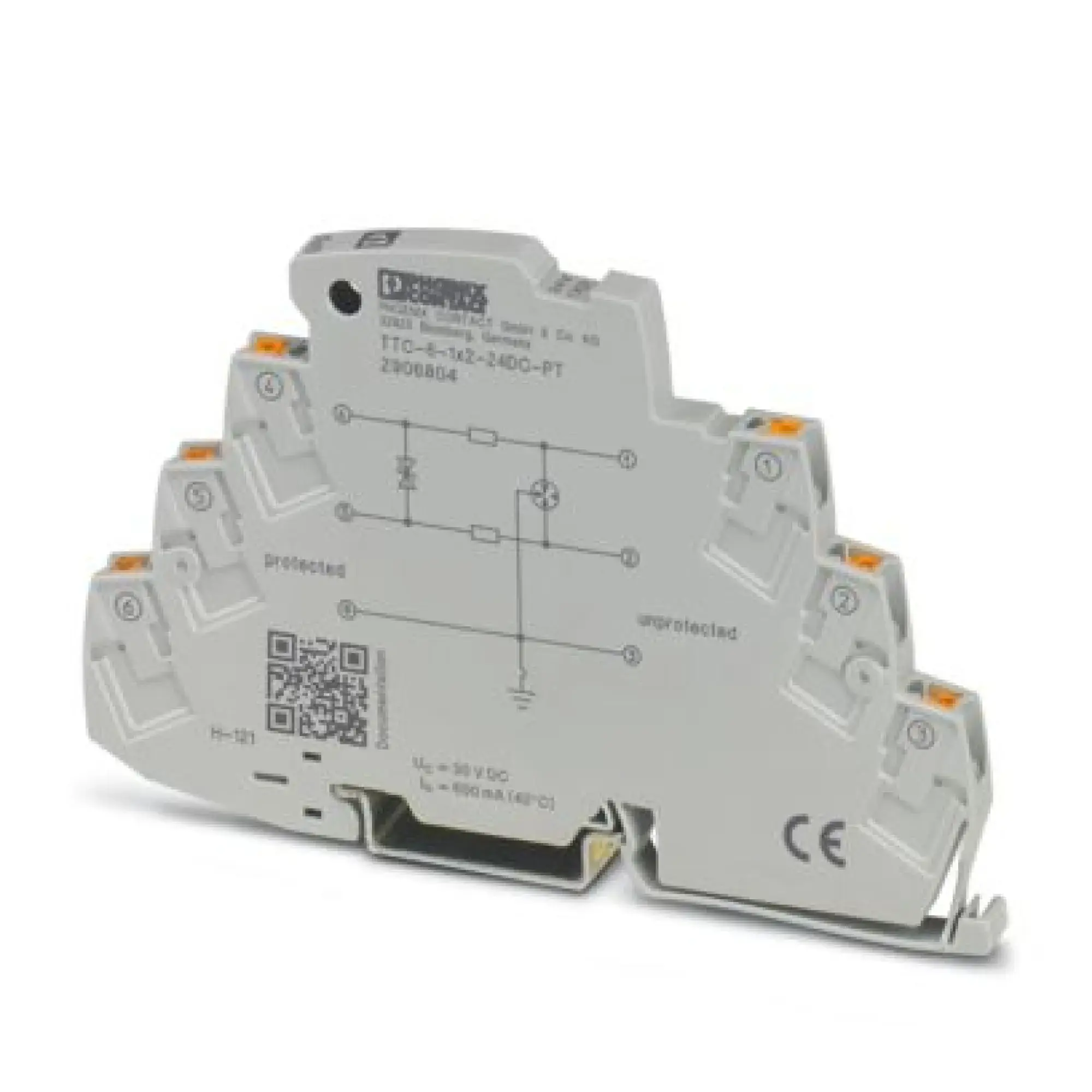 Phoenix Contact 2906804 Surge protection device TTC-6-1X2-24DC-PT (img_001)