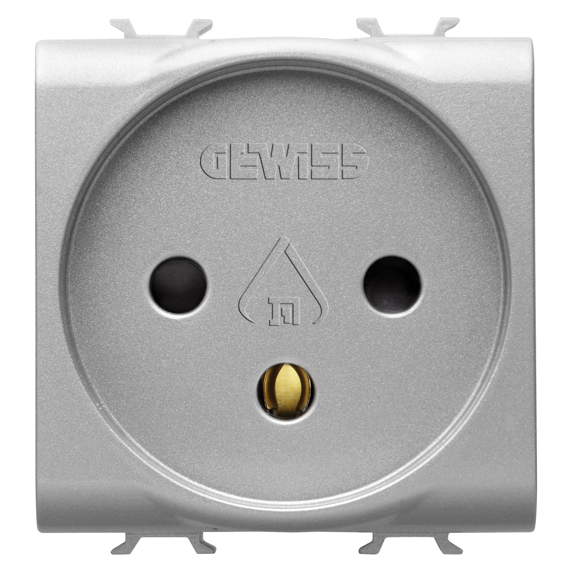 GEWISS GW14281 ISRAELI STANDARD SOCKET-OUTLET 250V ac - 2P+E 16A - 2 MODULES - TITANIUM - CHORUSMART (img_001) GEWISS GW14281 ISRAELI STANDARD SOCKET-OUTLET 250V ac - 2P+E 16A - 2 MODULES - TITANIUM - CHORUSMART (img_001)
