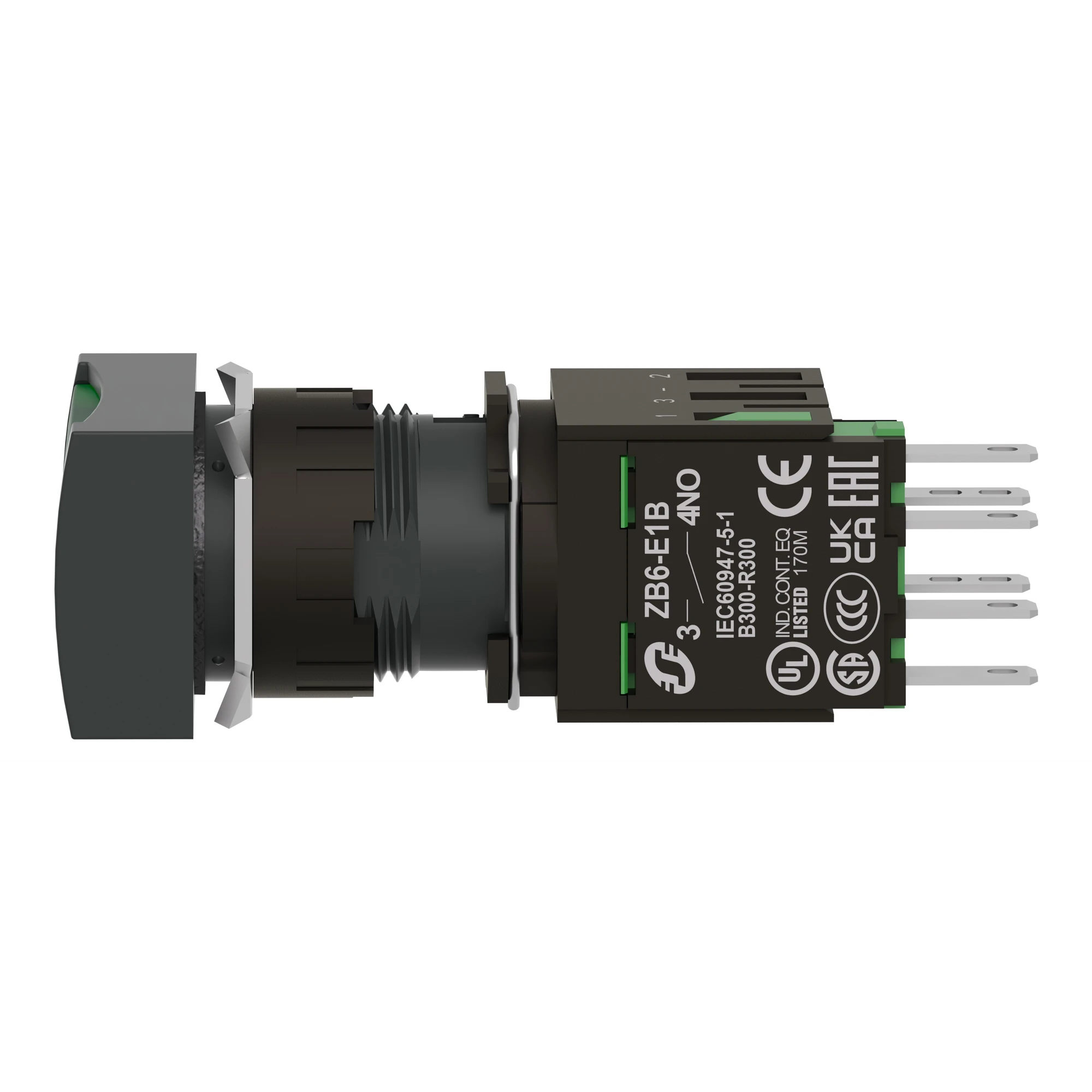 Schneider Electric XB6DW3B1B Illuminated push-button, green Ø 16, flat, without latching, 24 V, 1NO (img_005) Schneider Electric XB6DW3B1B Illuminated push-button, green Ø 16, flat, without latching, 24 V, 1NO (img_005)