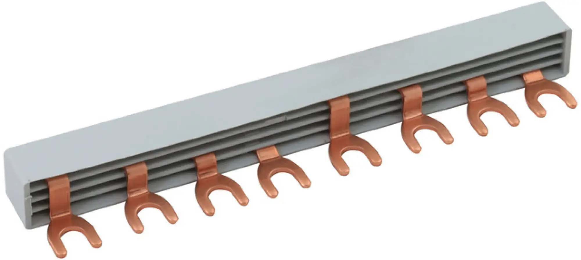 Dehn 900850 Busbar / modular wiring system four-phase, 8-pole, for 8 DIN modules (img_001)